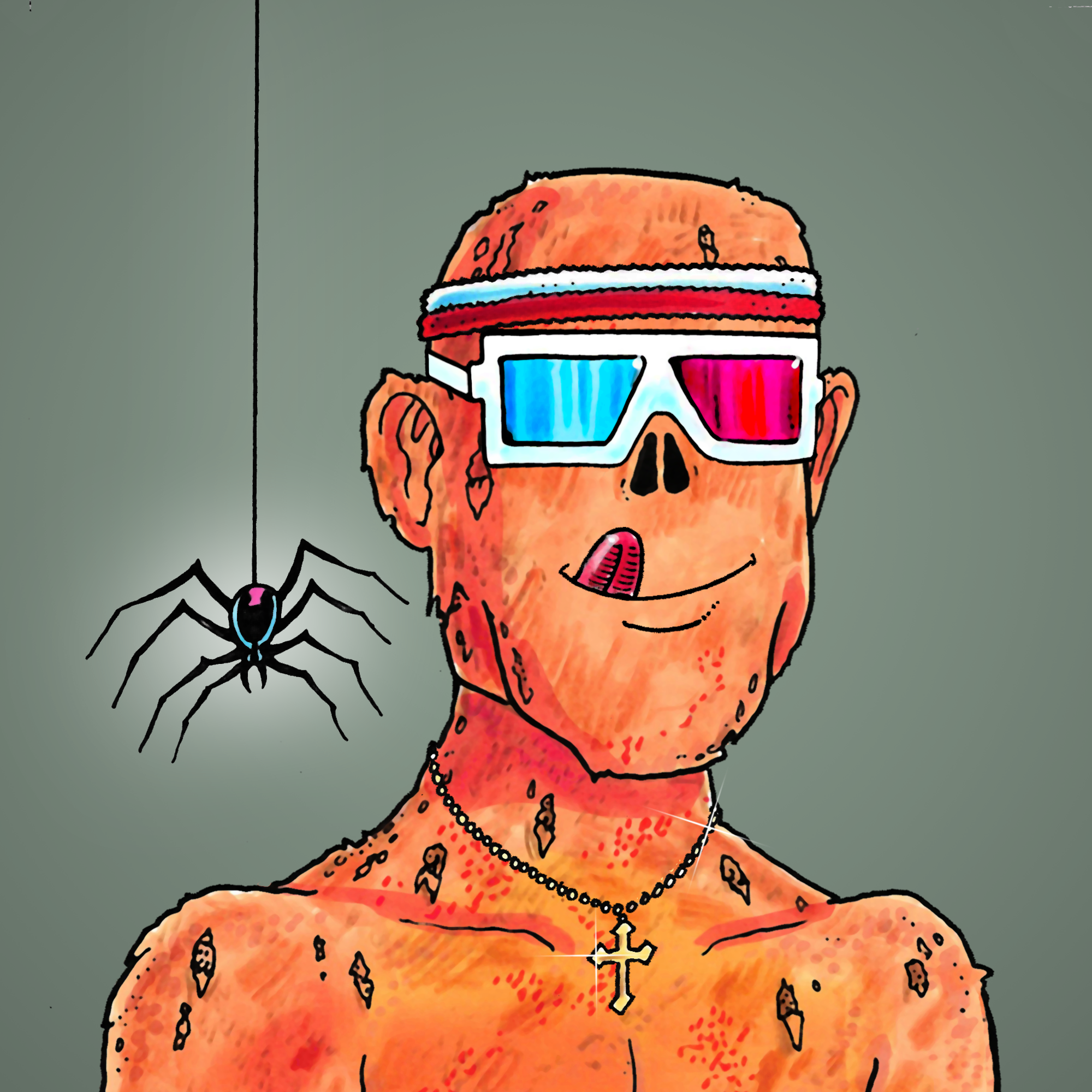 George Trosley - Jungle Freaks - Jungle Freak 2201 - NFT # 2201