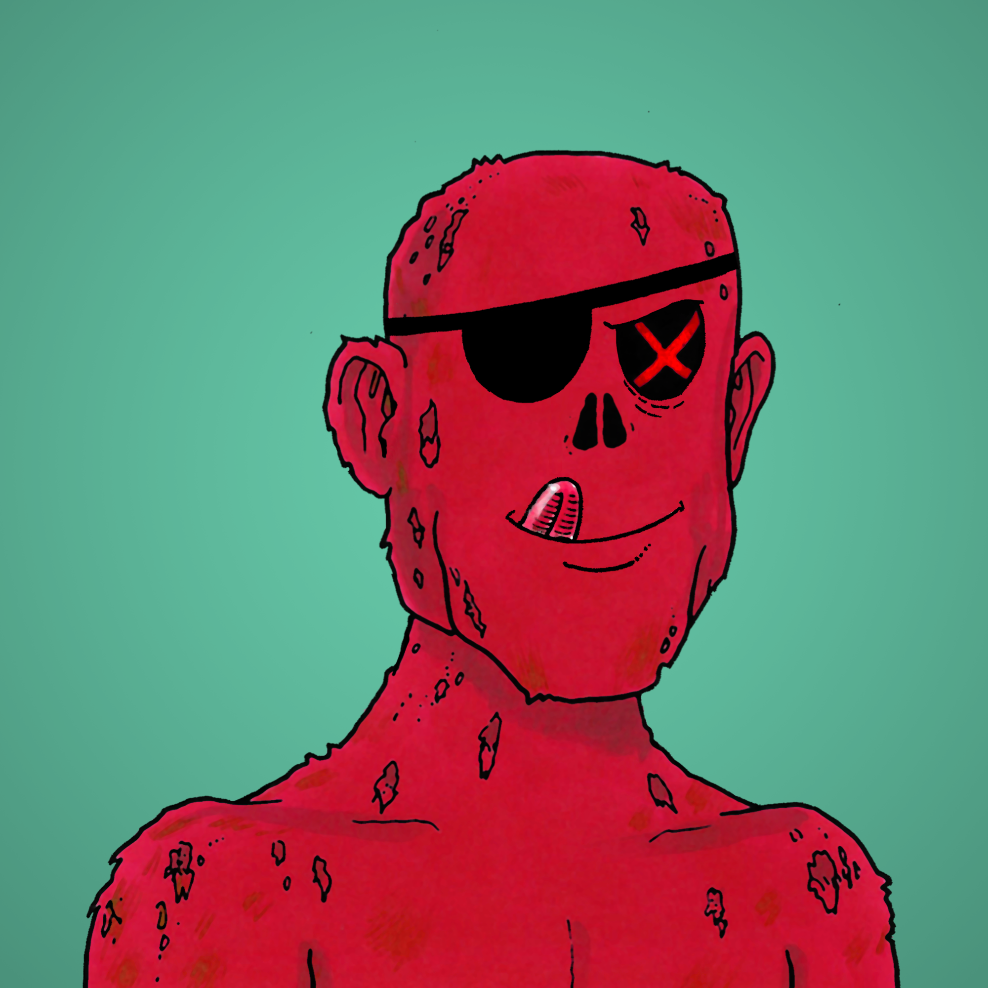 George Trosley - Jungle Freaks - Jungle Freak 2202 - NFT # 2202