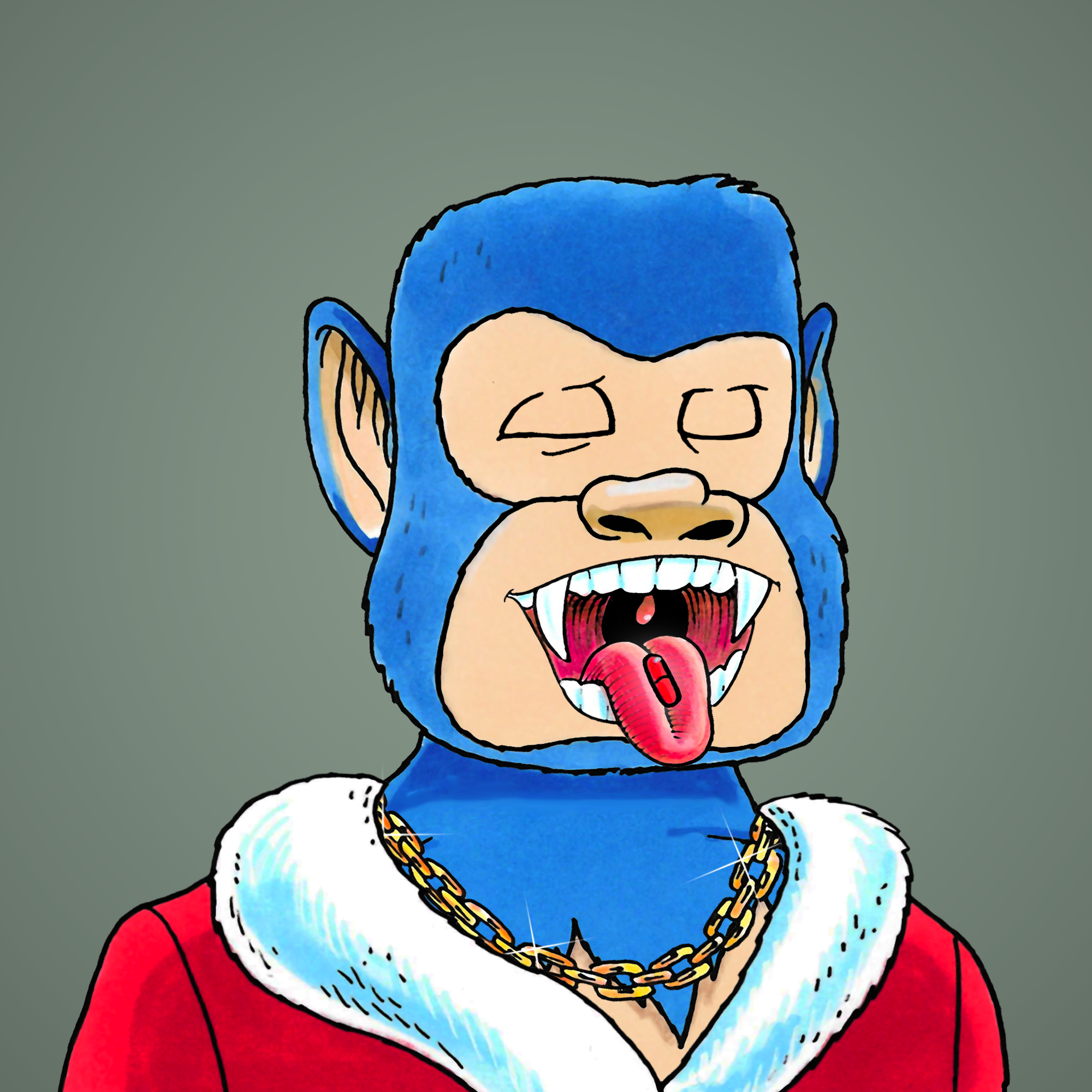 George Trosley - Jungle Freaks - Jungle Freak 2206 - NFT # 2206