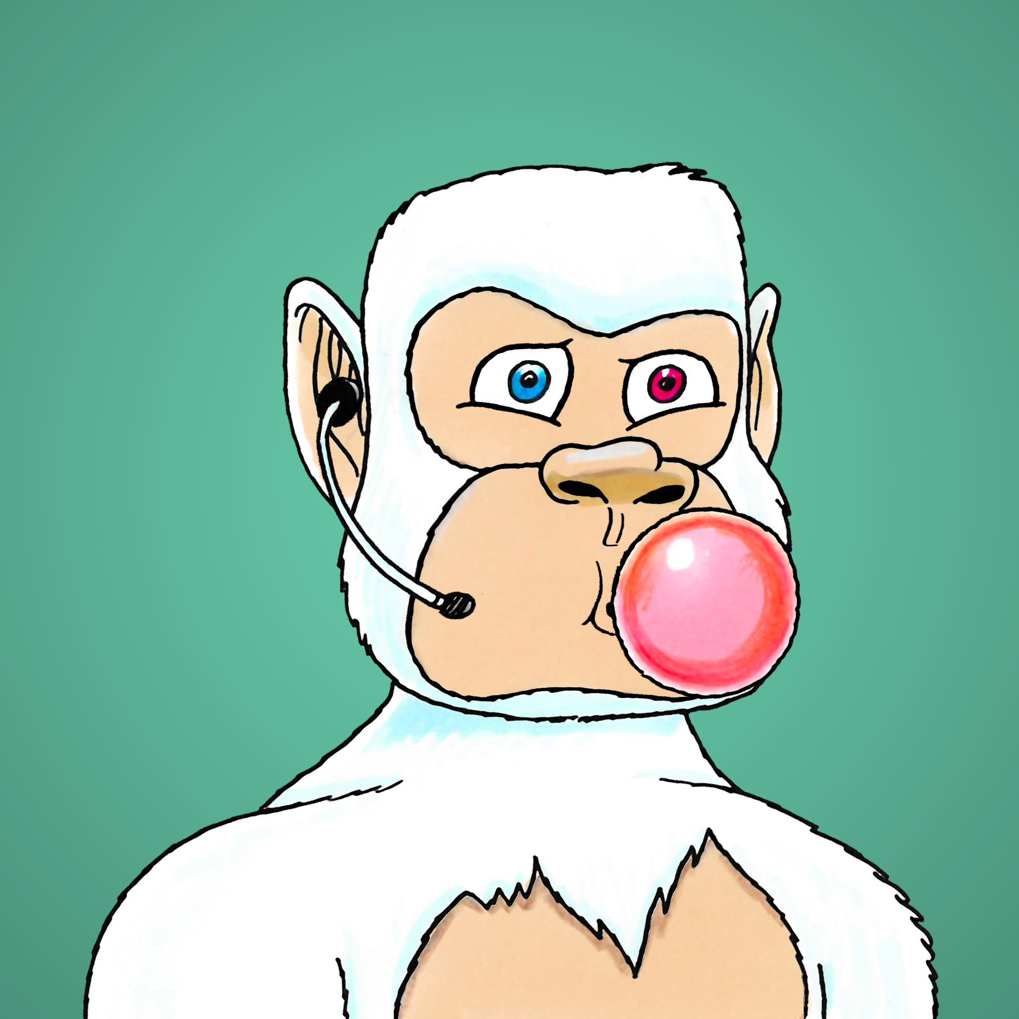 George Trosley - Jungle Freaks - Jungle Freak 2215 - NFT # 2215