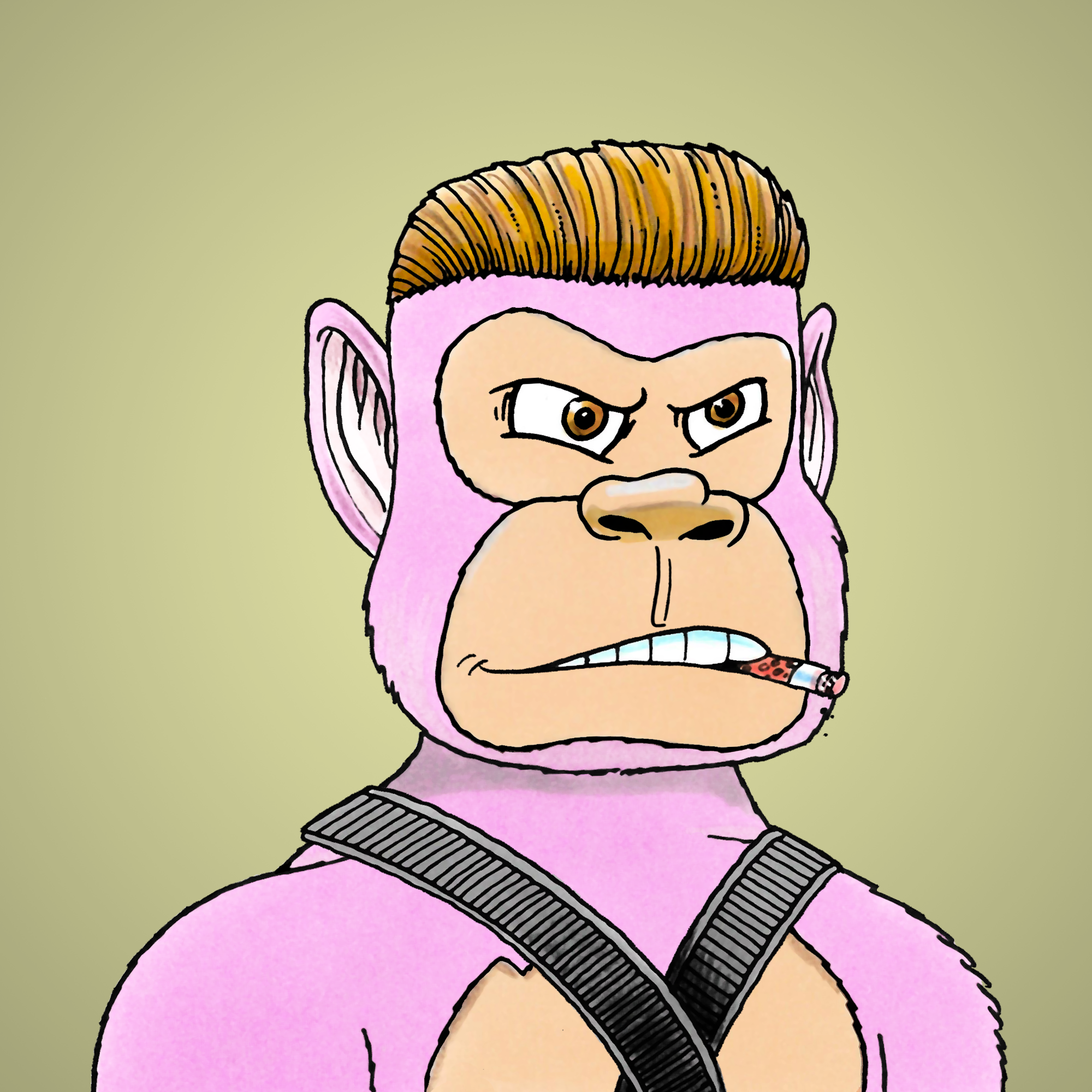 George Trosley - Jungle Freaks - Jungle Freak 2218 - NFT # 2218