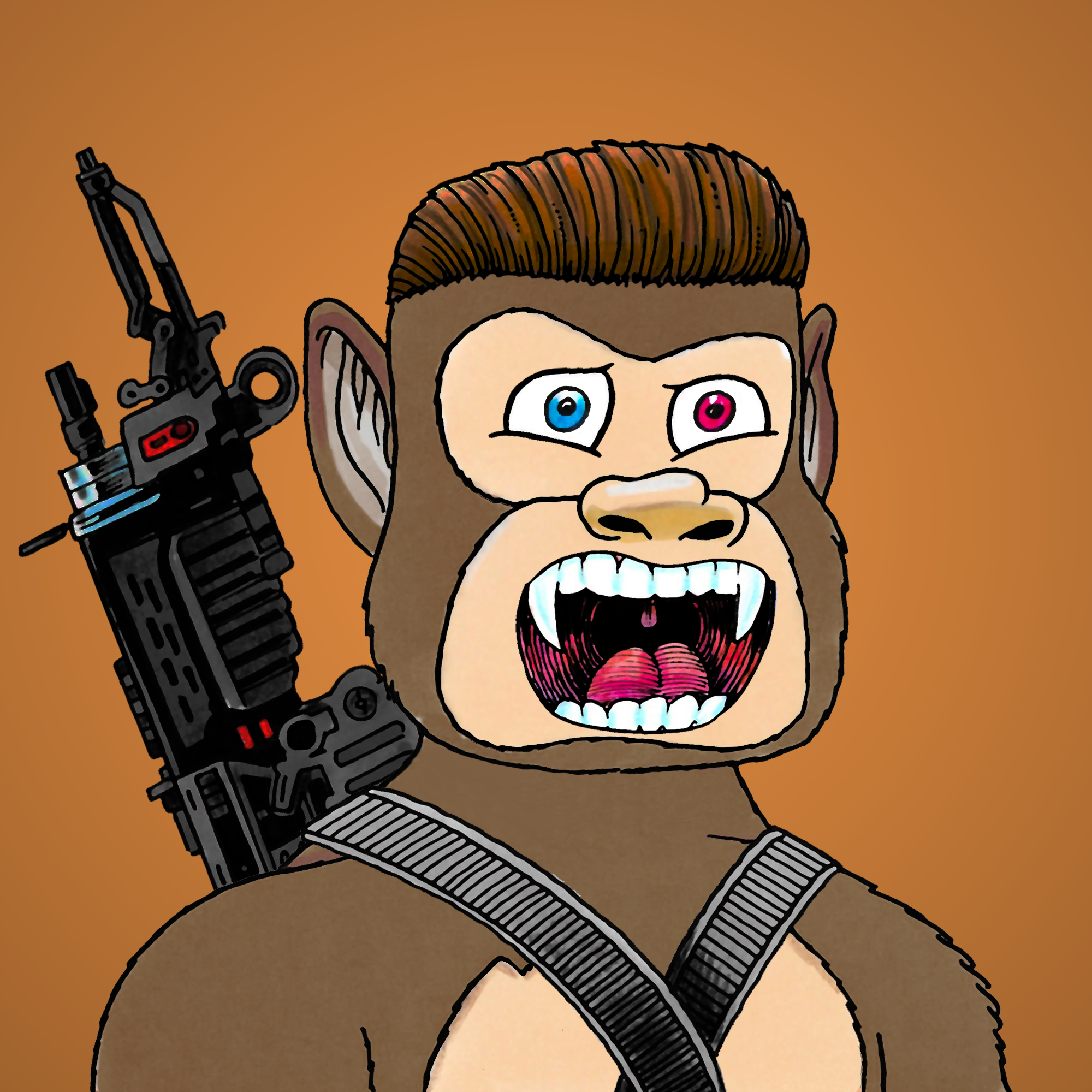 George Trosley - Jungle Freaks - Jungle Freak 2219 - NFT # 2219