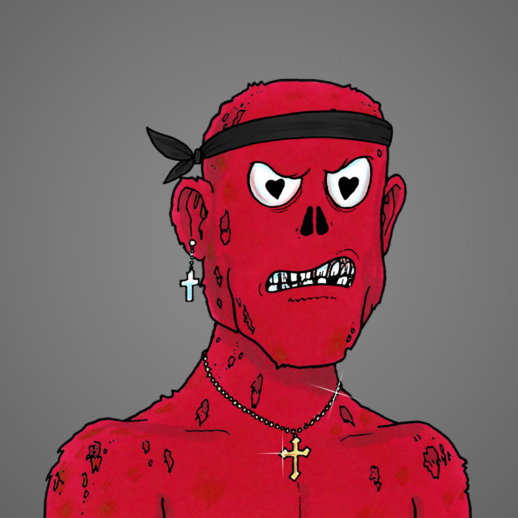 George Trosley - Jungle Freaks - Jungle Freak 2229 - NFT # 2229