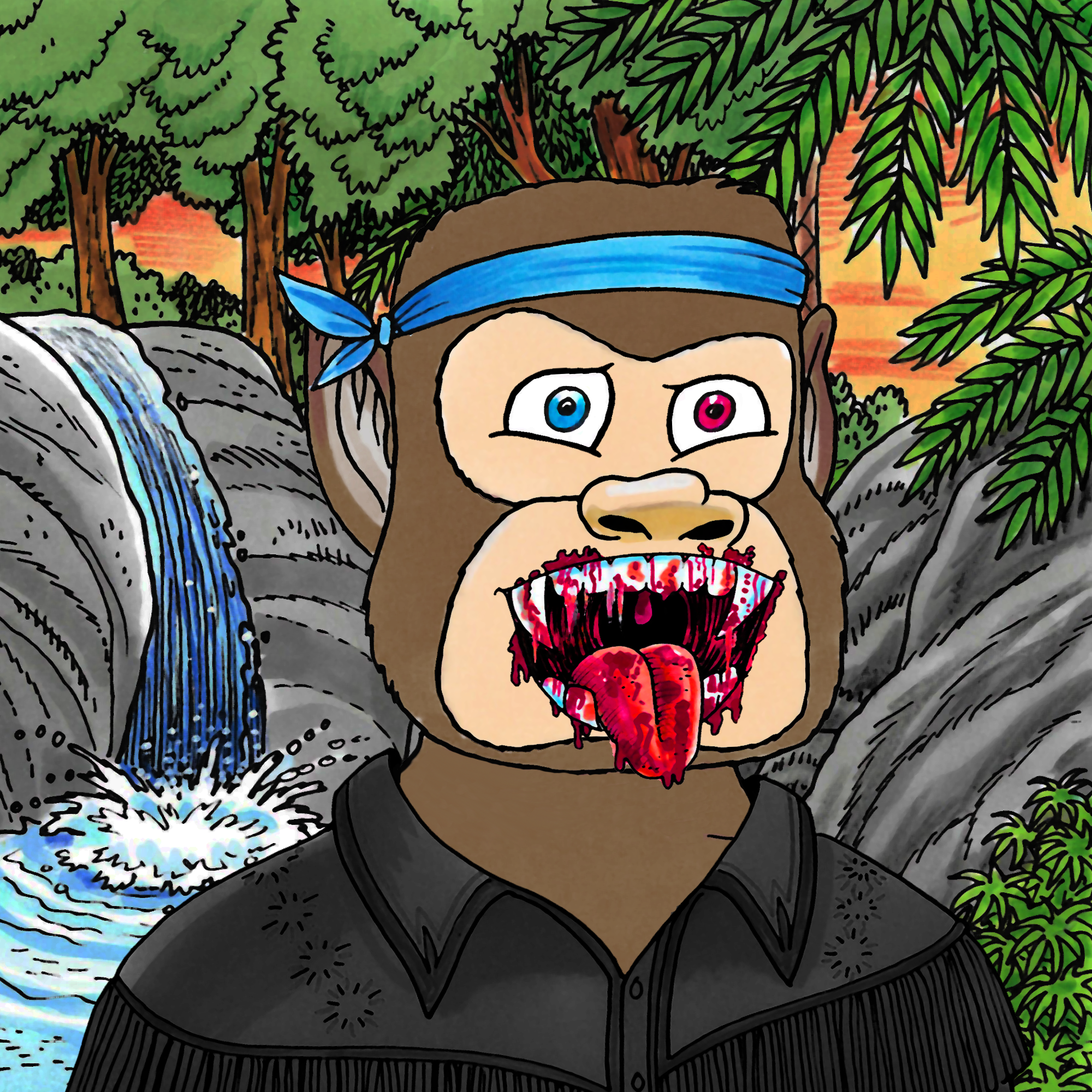 George Trosley - Jungle Freaks - Jungle Freak 2238 - NFT # 2238