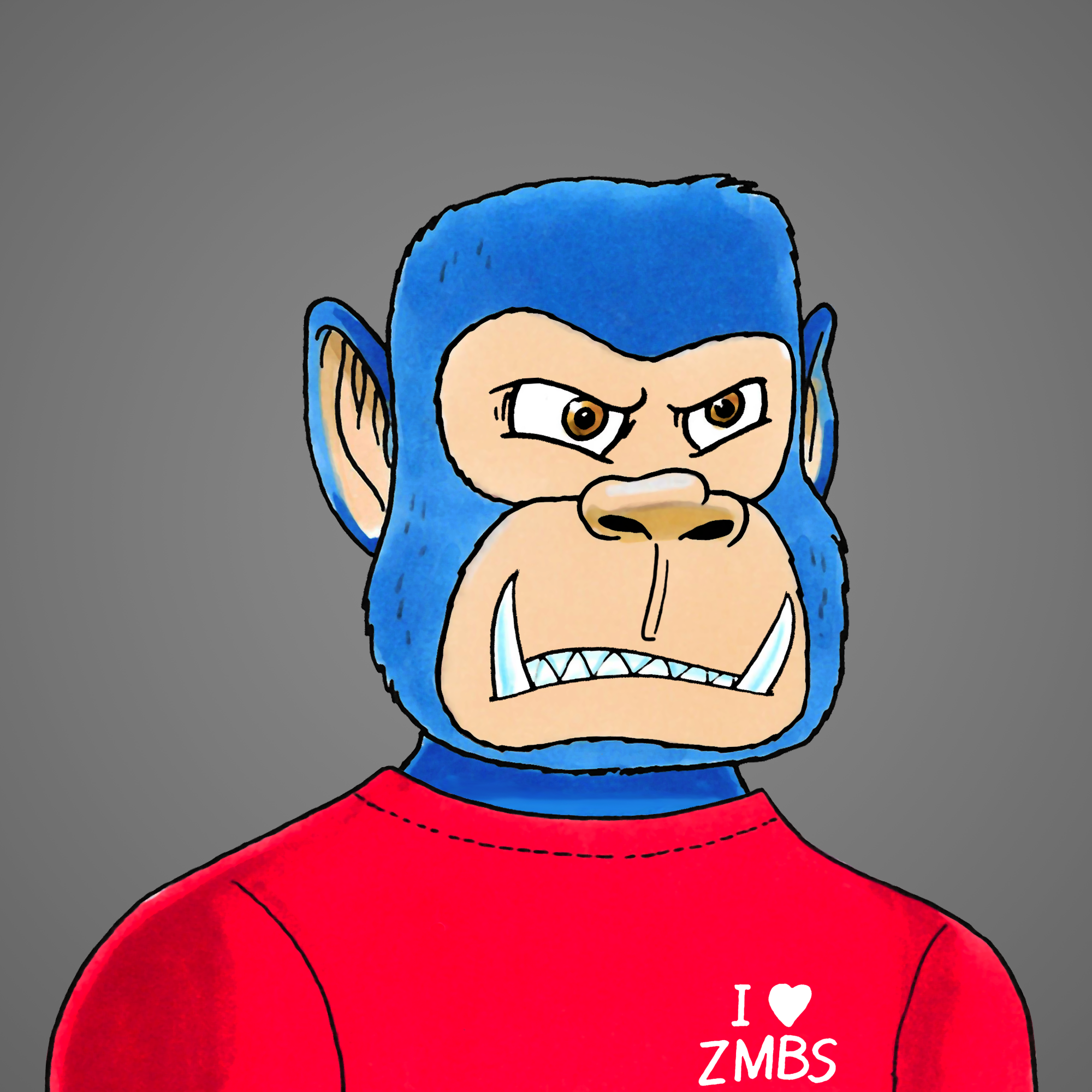 George Trosley - Jungle Freaks - Jungle Freak 2260 - NFT # 2260