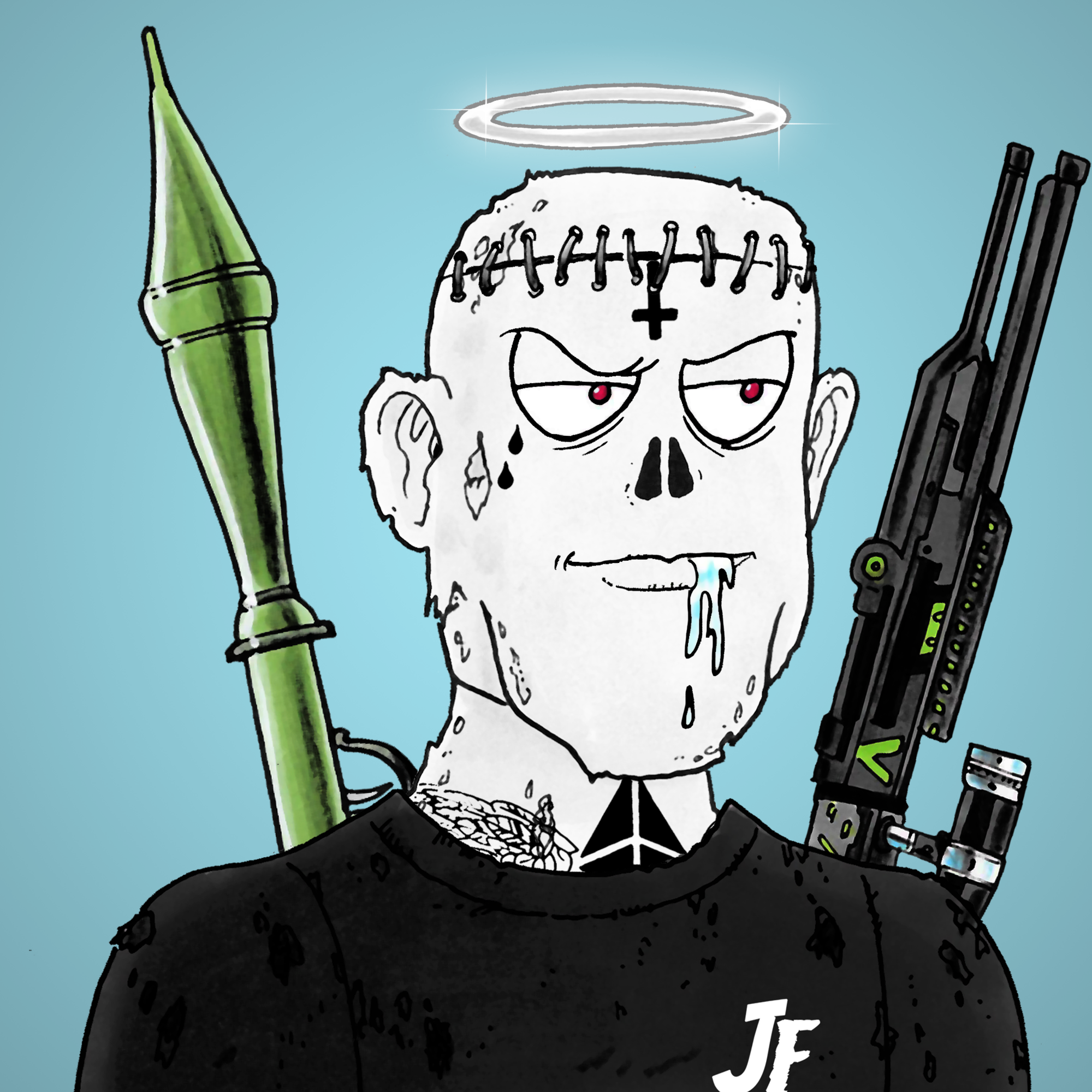 George Trosley - Jungle Freaks - Jungle Freak 2265 - NFT # 2265