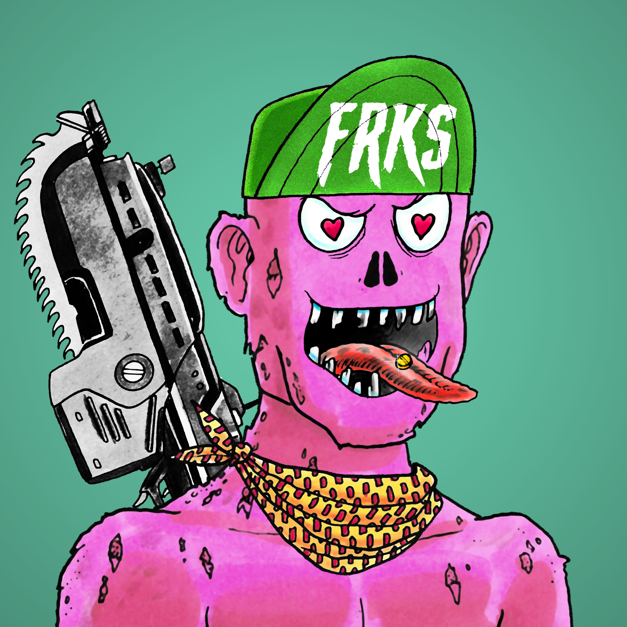 George Trosley - Jungle Freaks - Jungle Freak 2272 - NFT # 2272