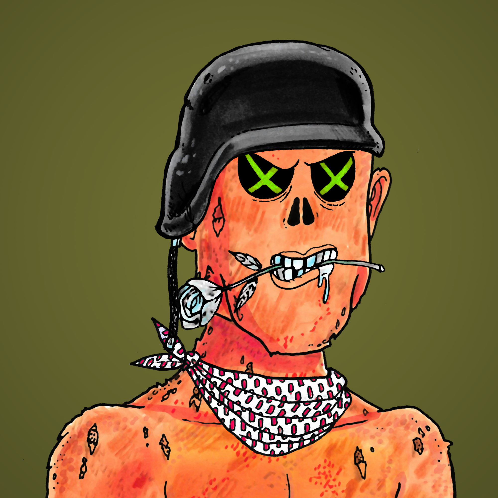 George Trosley - Jungle Freaks - Jungle Freak 2275 - NFT # 2275