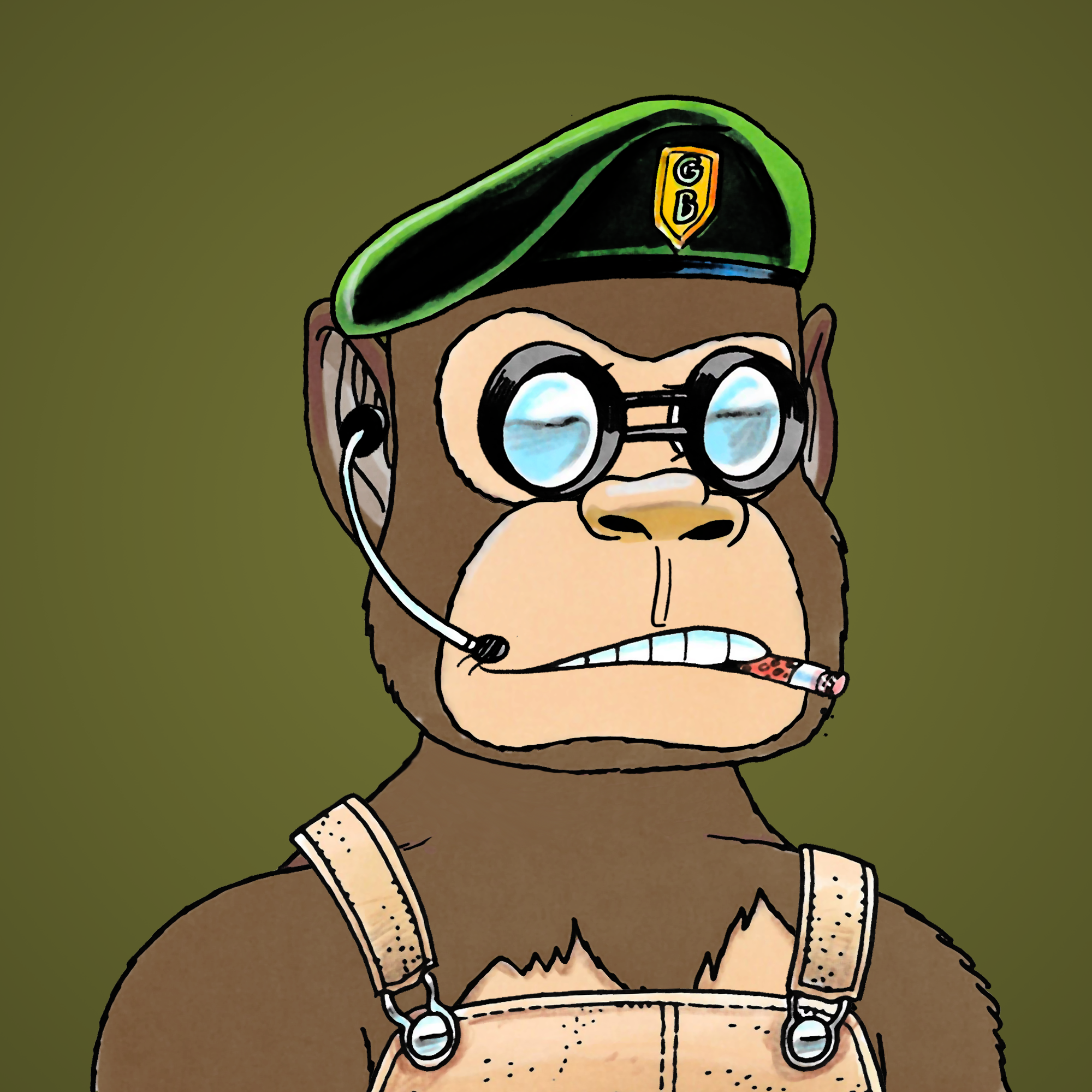 George Trosley - Jungle Freaks - Jungle Freak 2279 - NFT # 2279