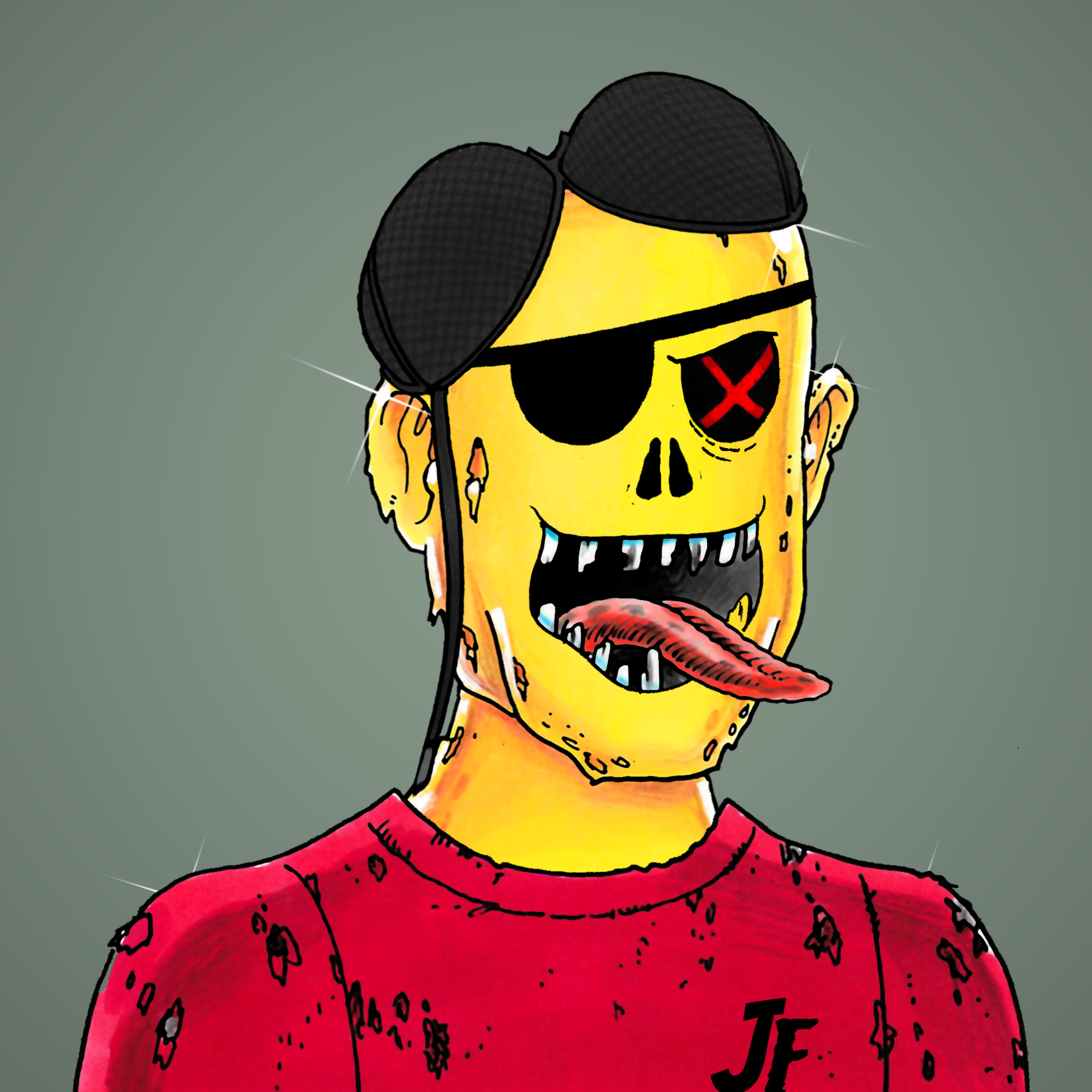 George Trosley - Jungle Freaks - Jungle Freak 2283 - NFT # 2283