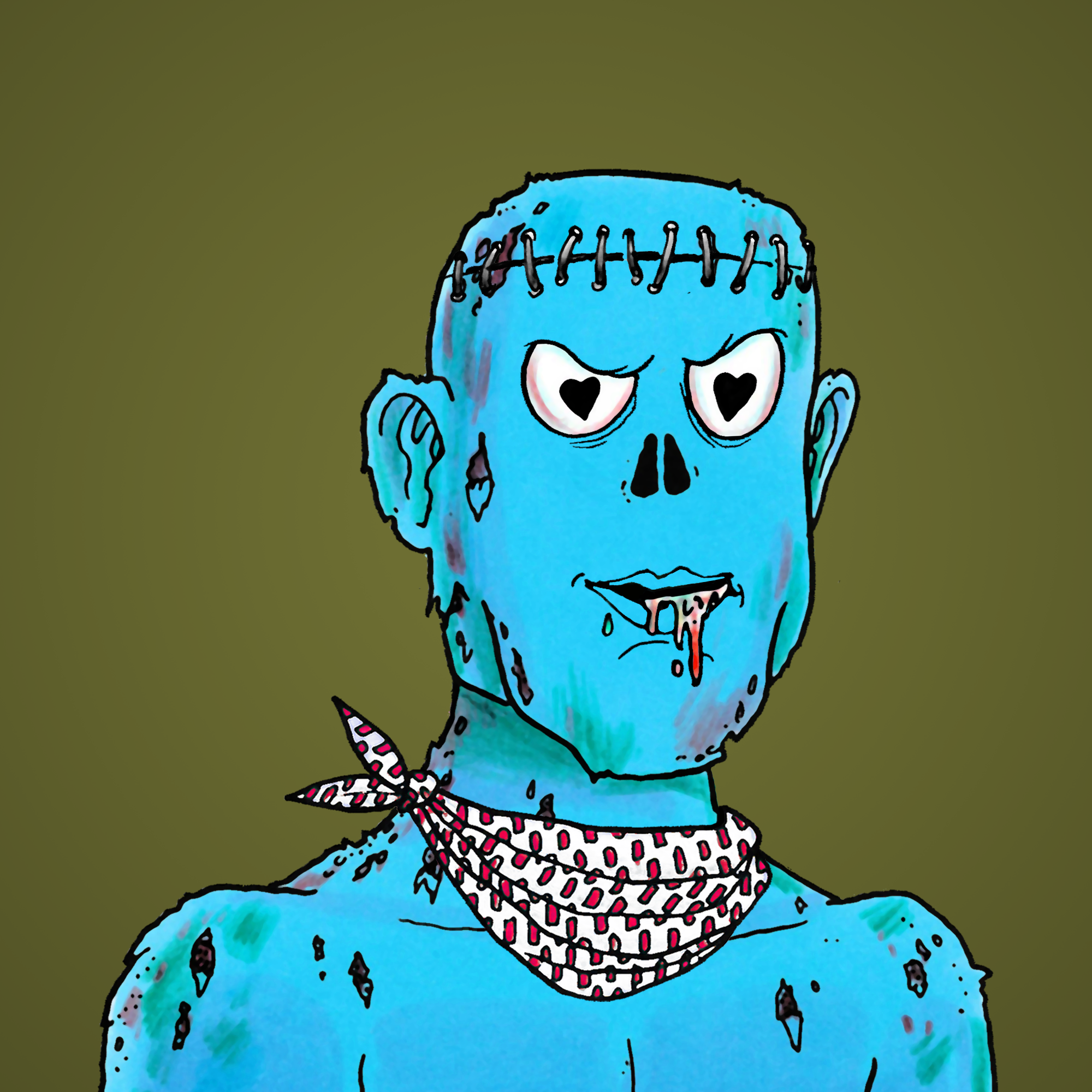 George Trosley - Jungle Freaks - Jungle Freak 2299 - NFT # 2299