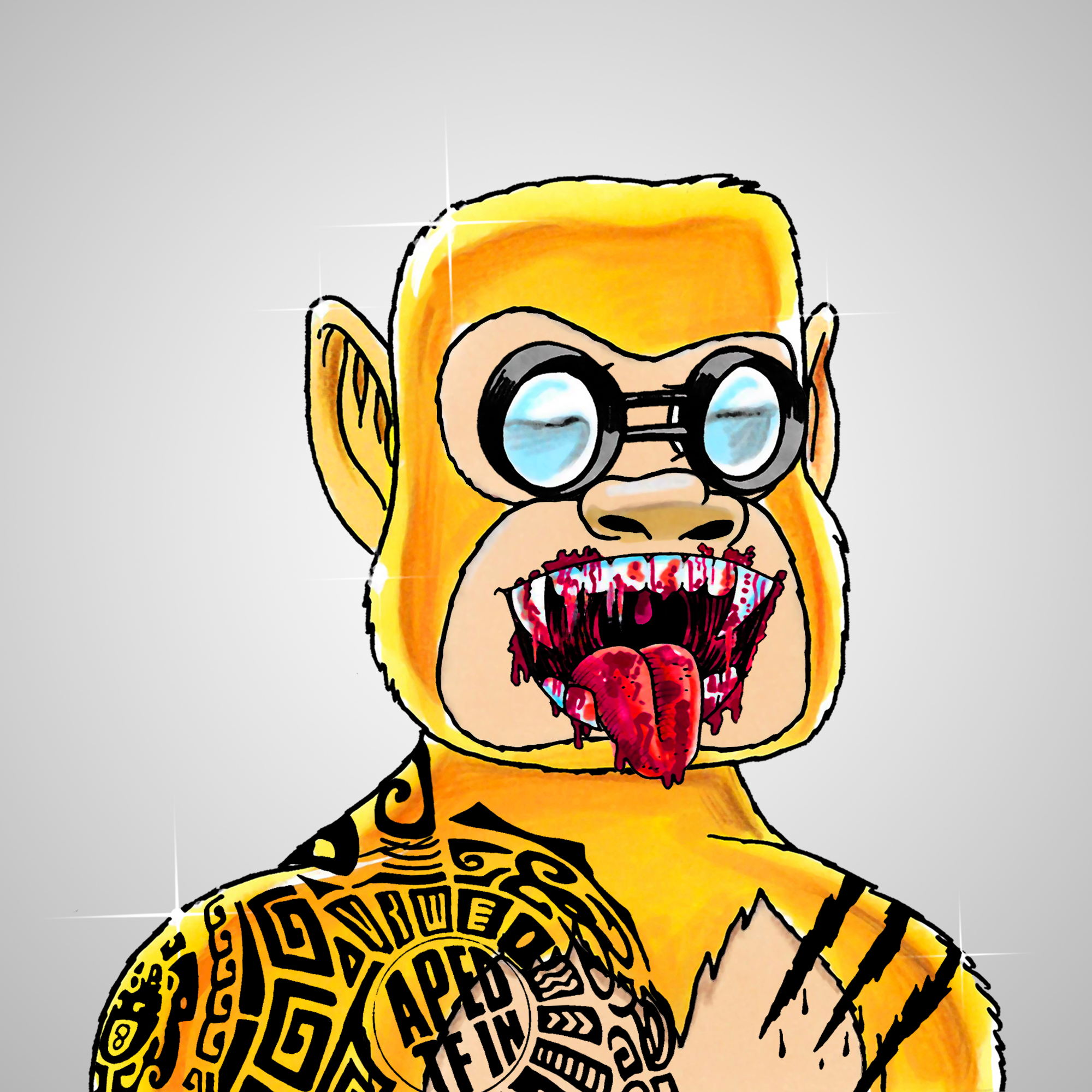 George Trosley - Jungle Freaks - Jungle Freak 23 - NFT # 23