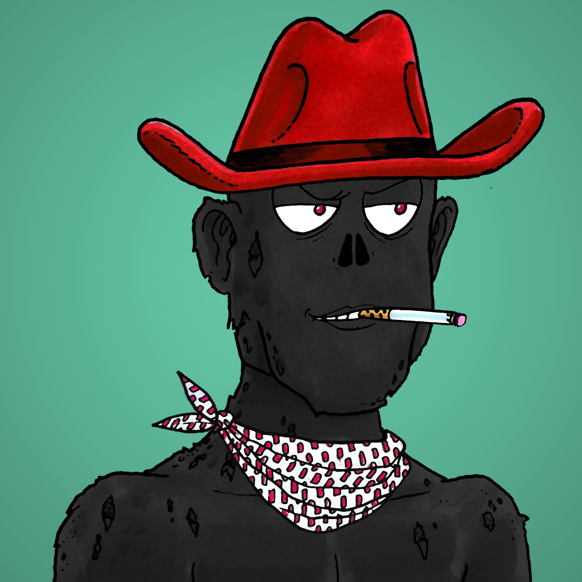 George Trosley - Jungle Freaks - Jungle Freak 2308 - NFT # 2308