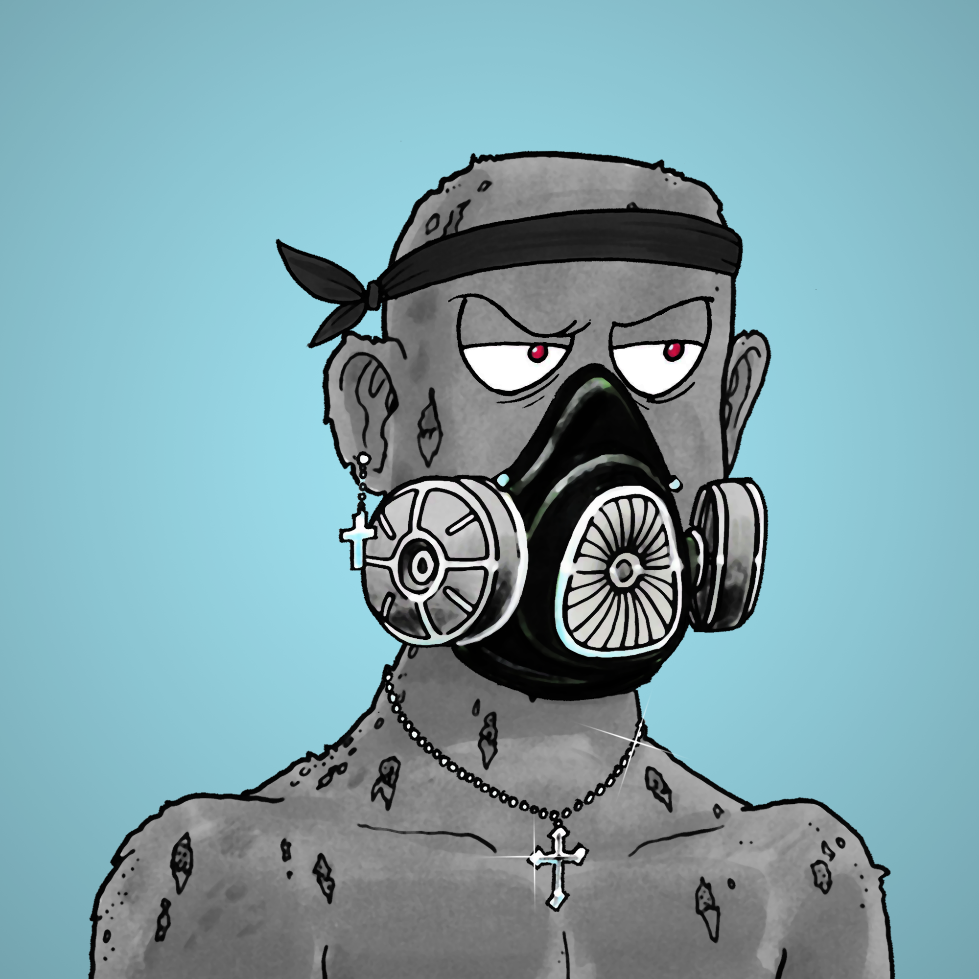 George Trosley - Jungle Freaks - Jungle Freak 231 - NFT # 231