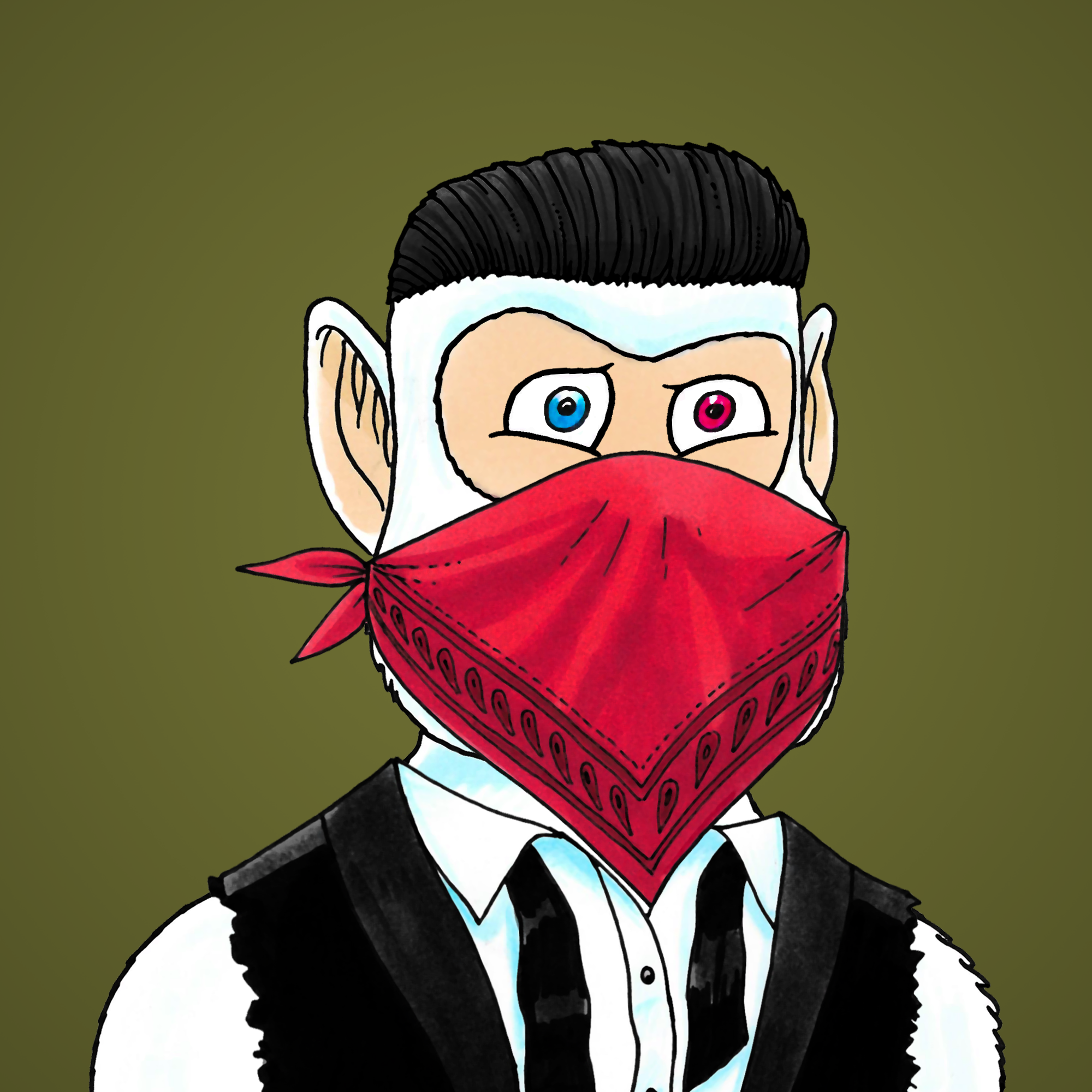 George Trosley - Jungle Freaks - Jungle Freak 2319 - NFT # 2319