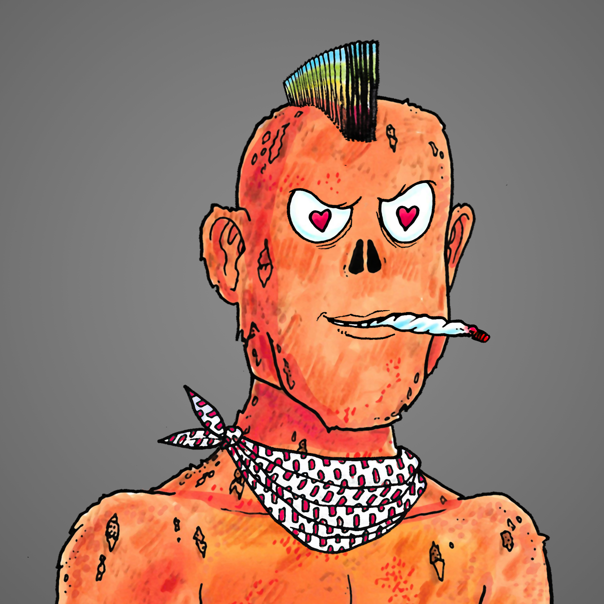 George Trosley - Jungle Freaks - Jungle Freak 2327 - NFT # 2327