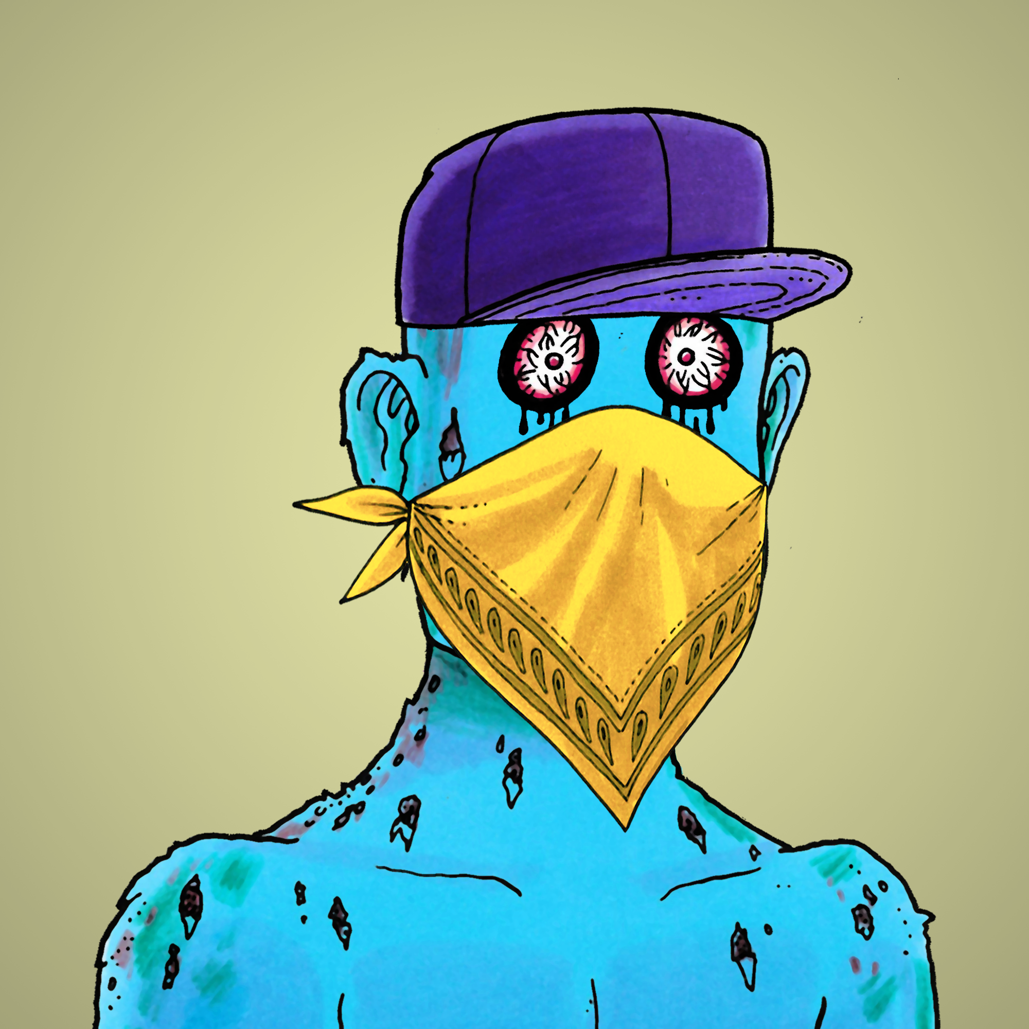 George Trosley - Jungle Freaks - Jungle Freak 2336 - NFT # 2336