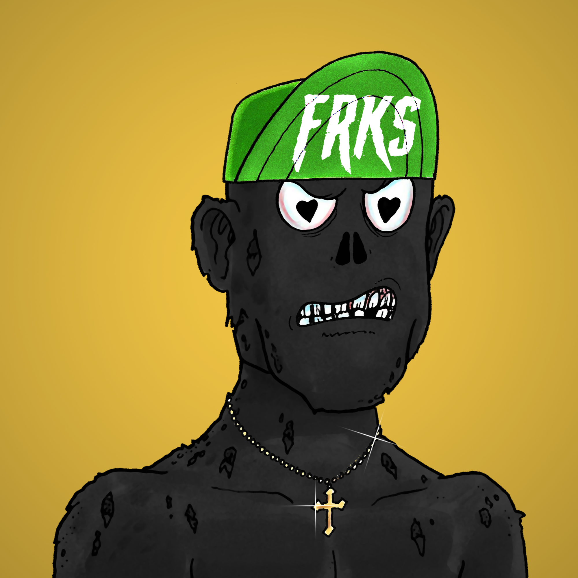 George Trosley - Jungle Freaks - Jungle Freak 2338 - NFT # 2338