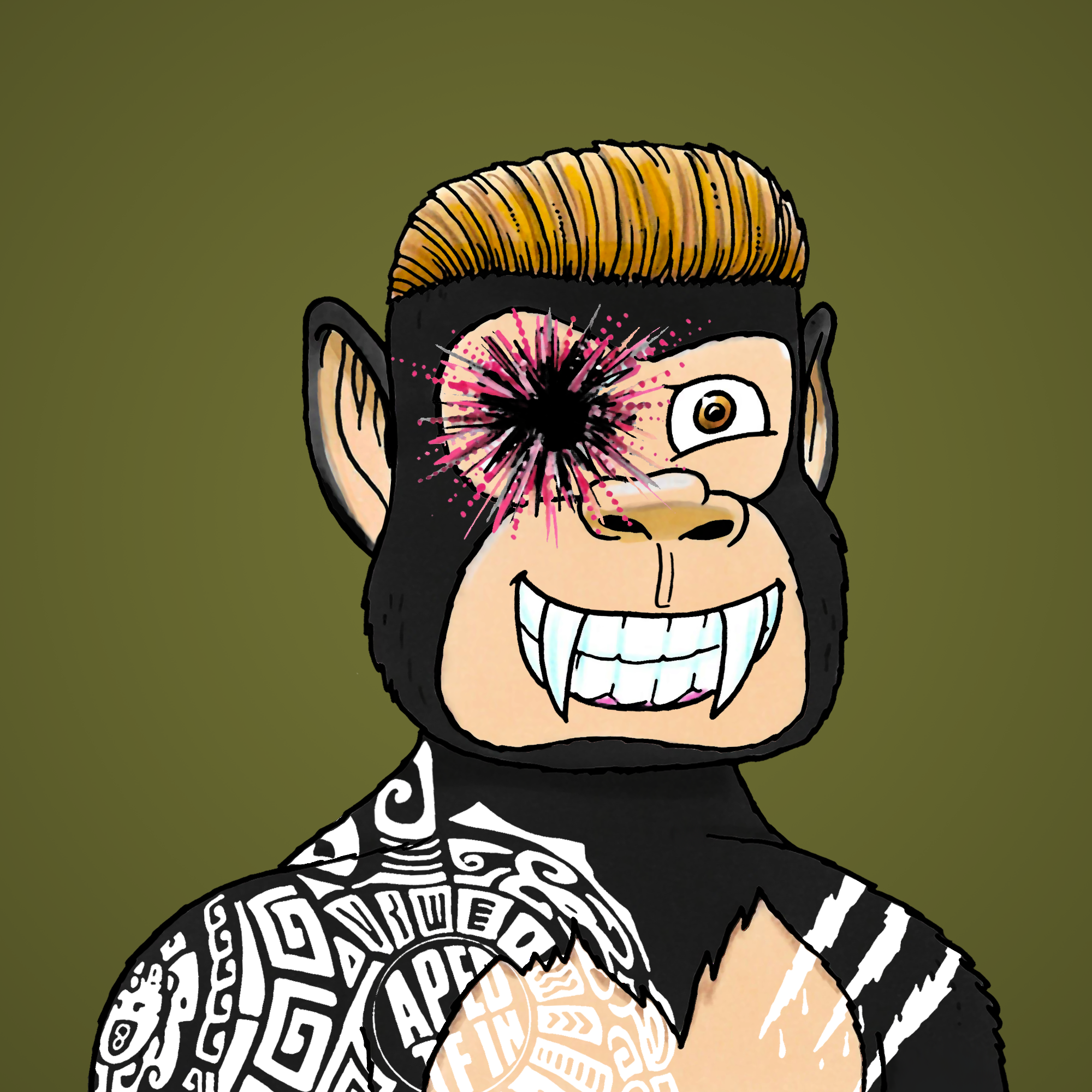 George Trosley - Jungle Freaks - Jungle Freak 234 - NFT # 234