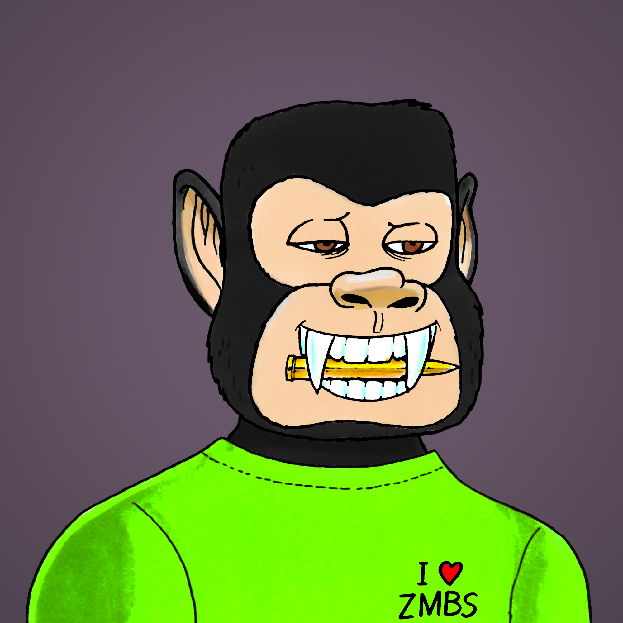 George Trosley - Jungle Freaks - Jungle Freak 2343 - NFT # 2343