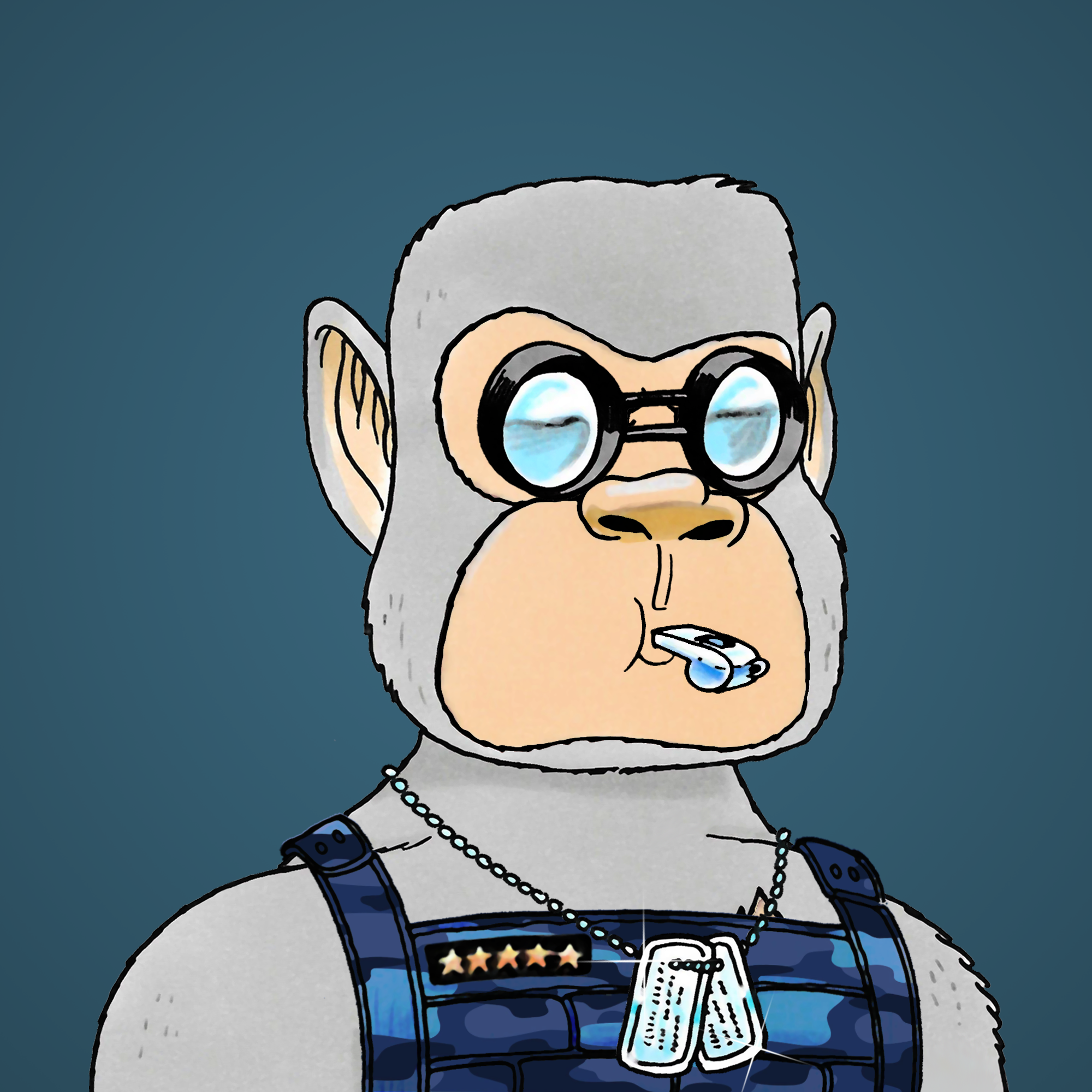 George Trosley - Jungle Freaks - Jungle Freak 2345 - NFT # 2345