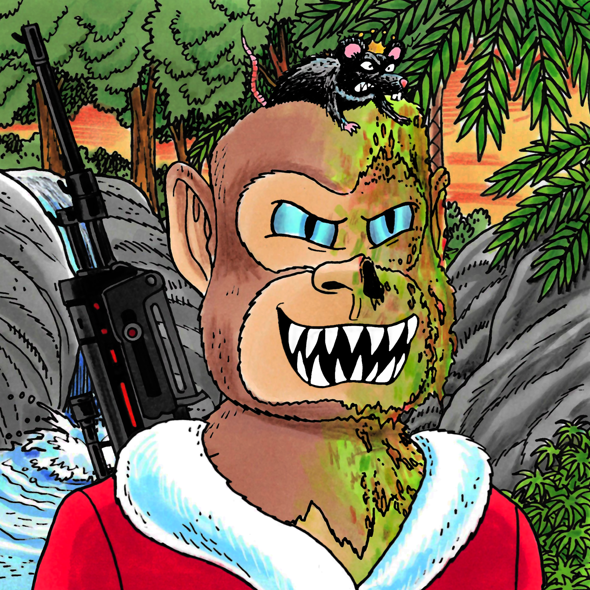 George Trosley - Jungle Freaks - Jungle Freak 2346 - NFT # 2346