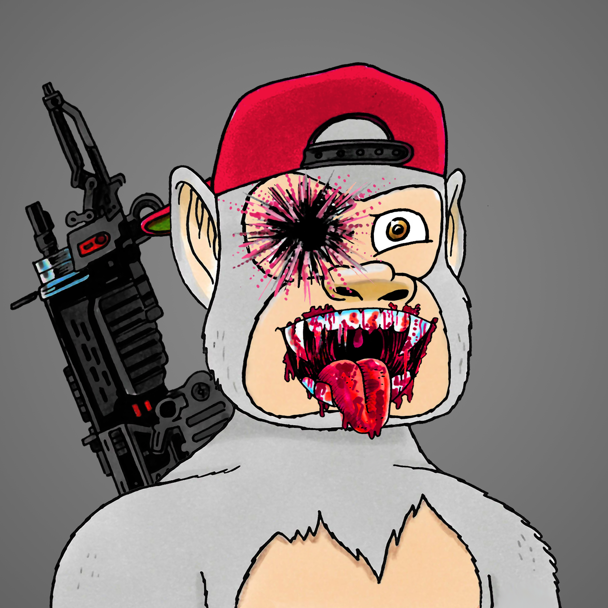 George Trosley - Jungle Freaks - Jungle Freak 2348 - NFT # 2348