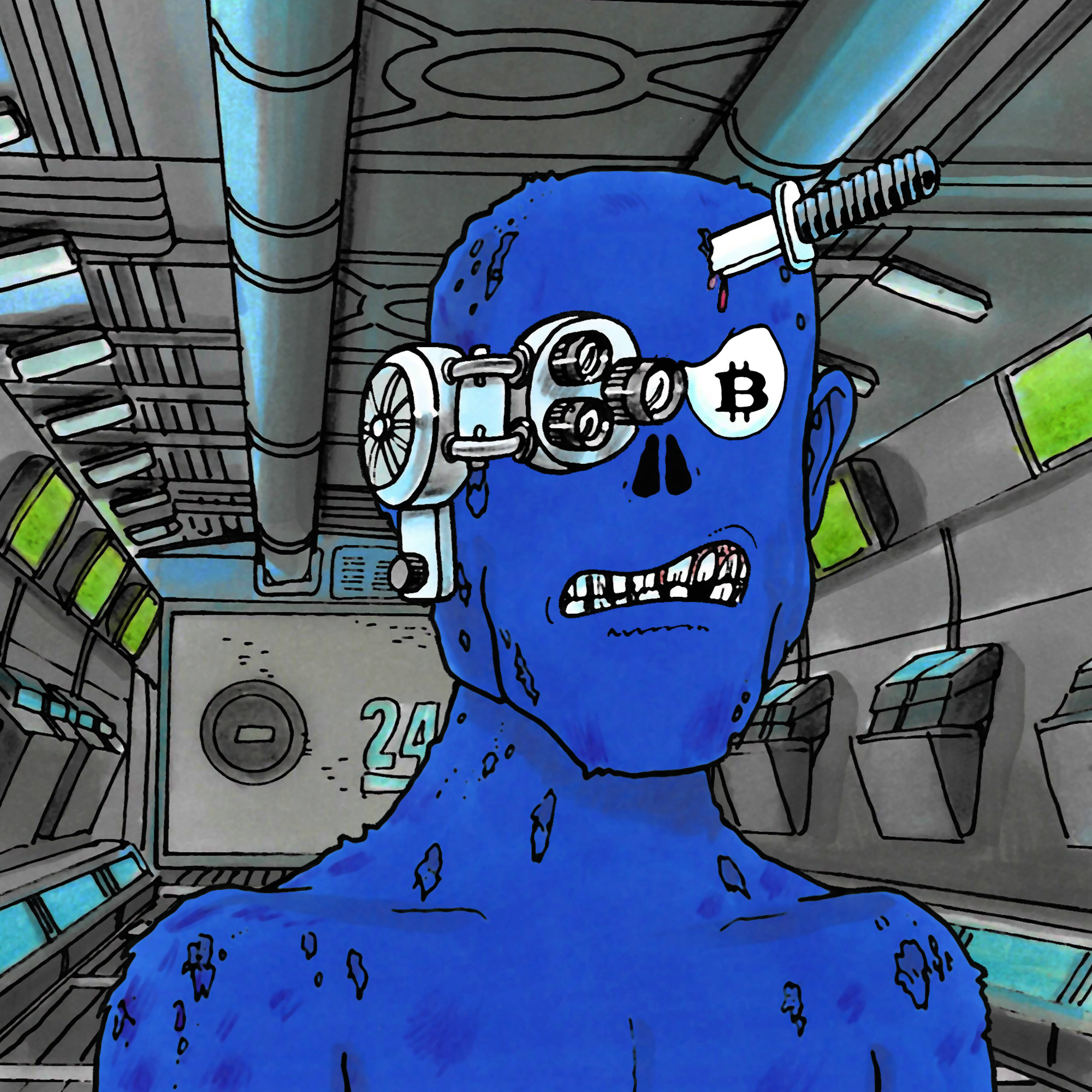 George Trosley - Jungle Freaks - Jungle Freak 2349 - NFT # 2349