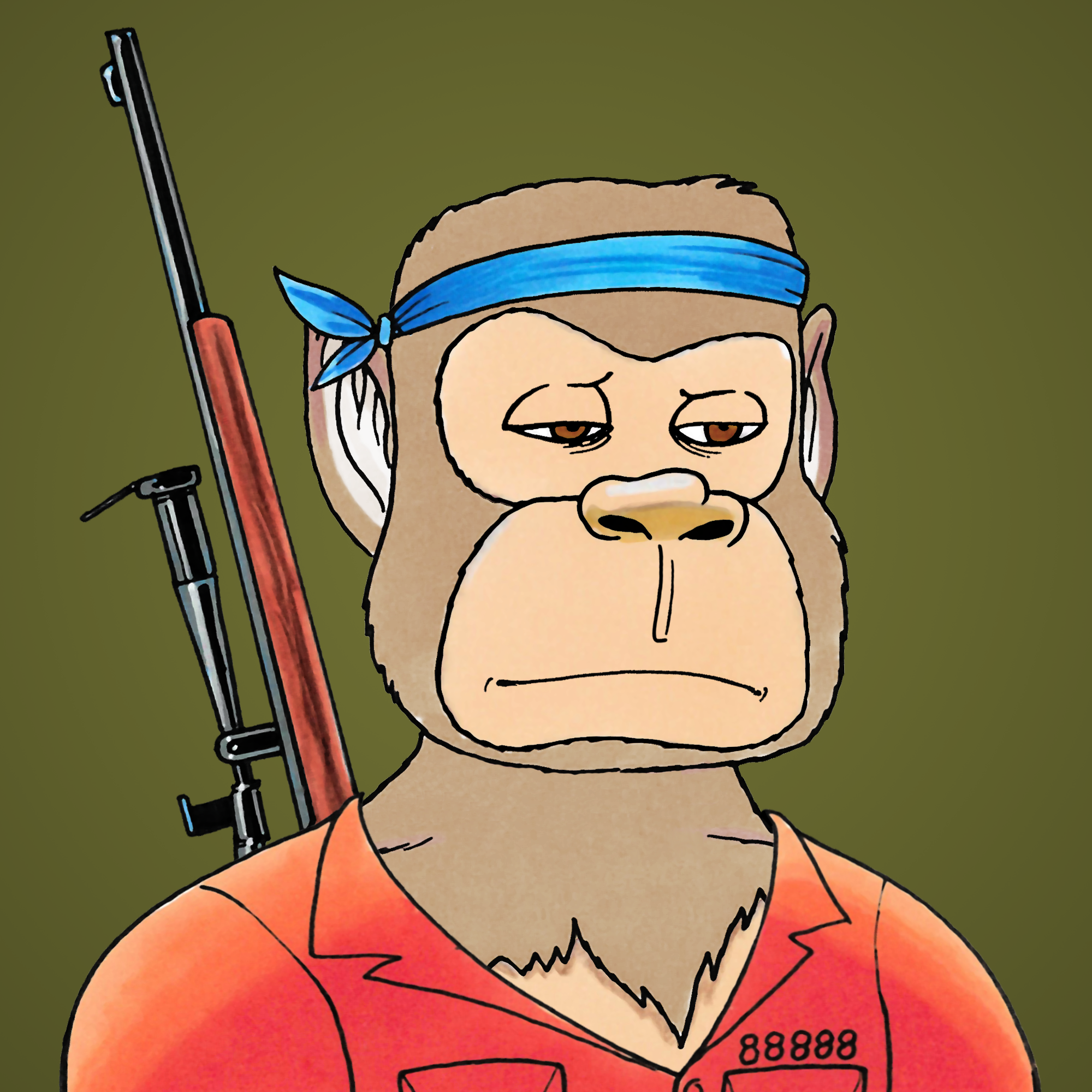 George Trosley - Jungle Freaks - Jungle Freak 235 - NFT # 235