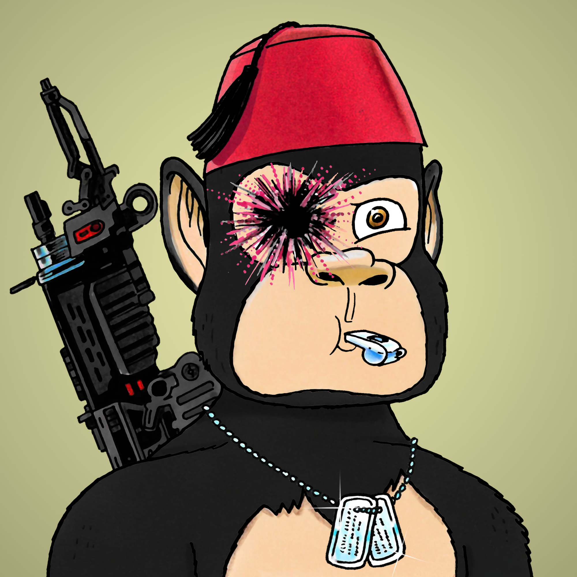 George Trosley - Jungle Freaks - Jungle Freak 2352 - NFT # 2352