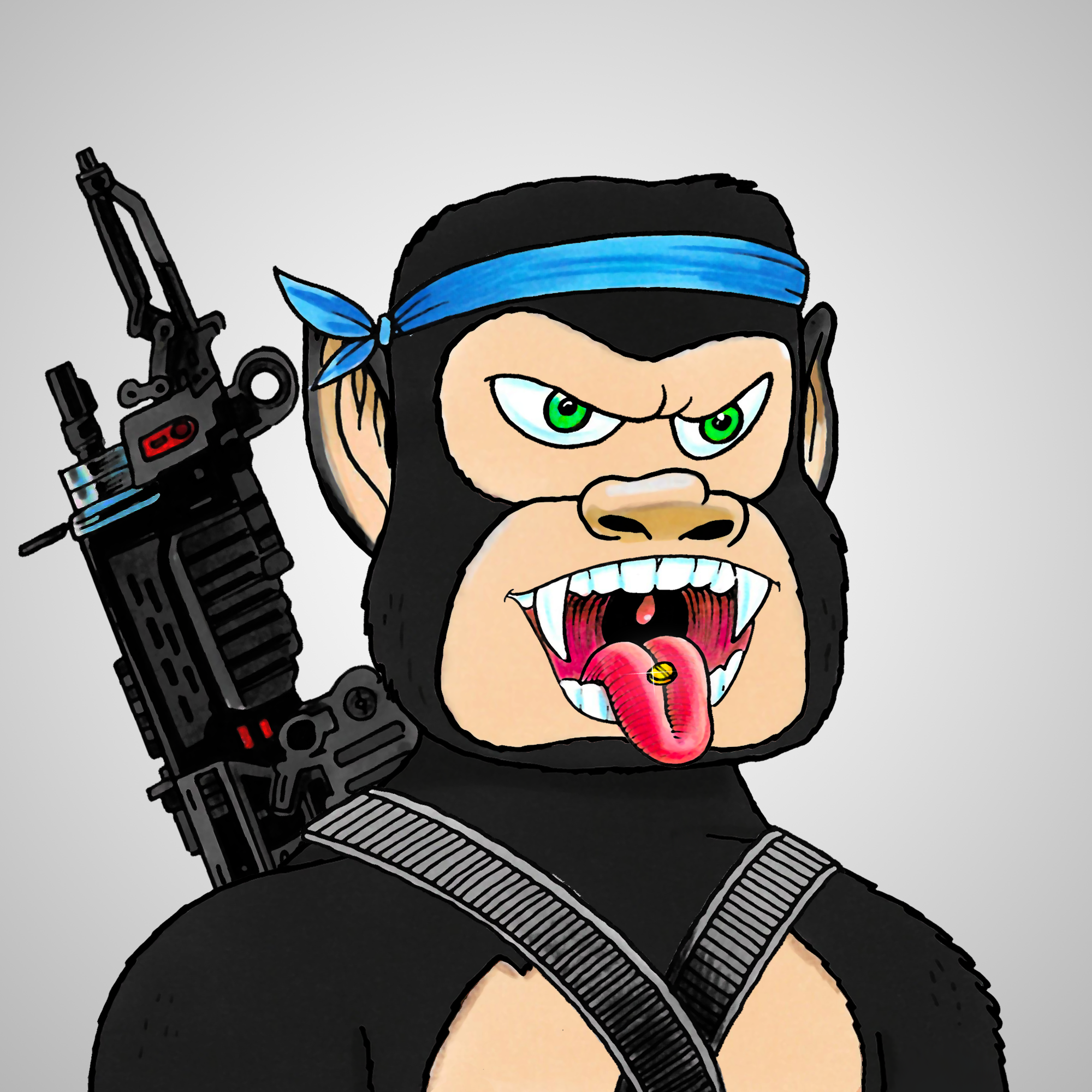 George Trosley - Jungle Freaks - Jungle Freak 2358 - NFT # 2358