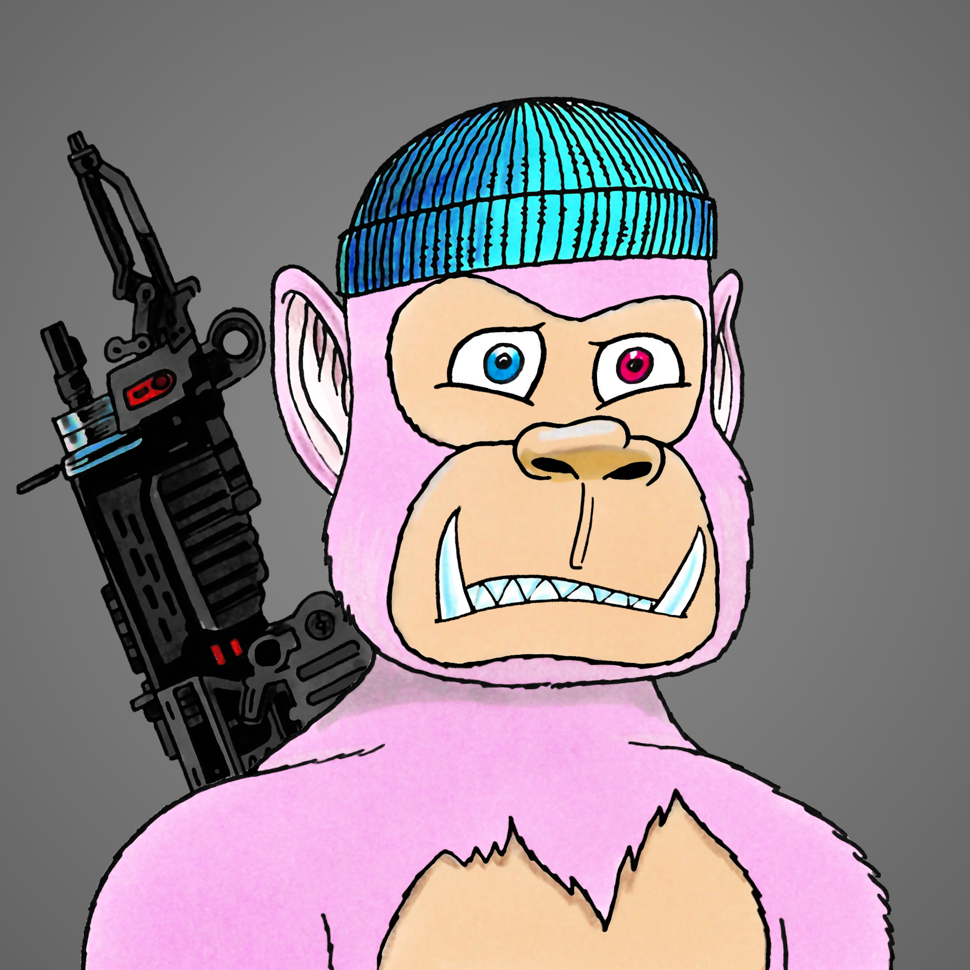 George Trosley - Jungle Freaks - Jungle Freak 2369 - NFT # 2369