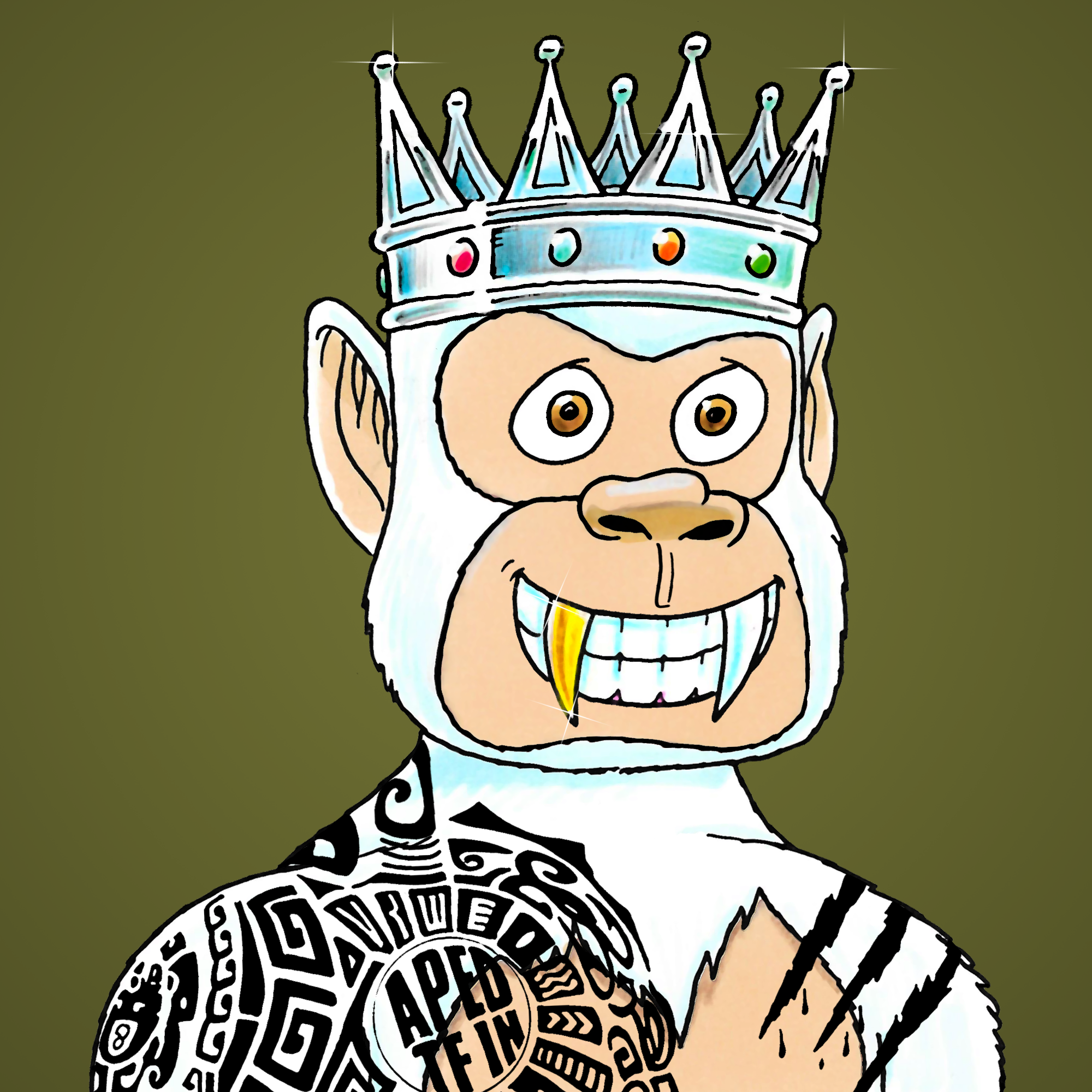 George Trosley - Jungle Freaks - Jungle Freak 237 - NFT # 237