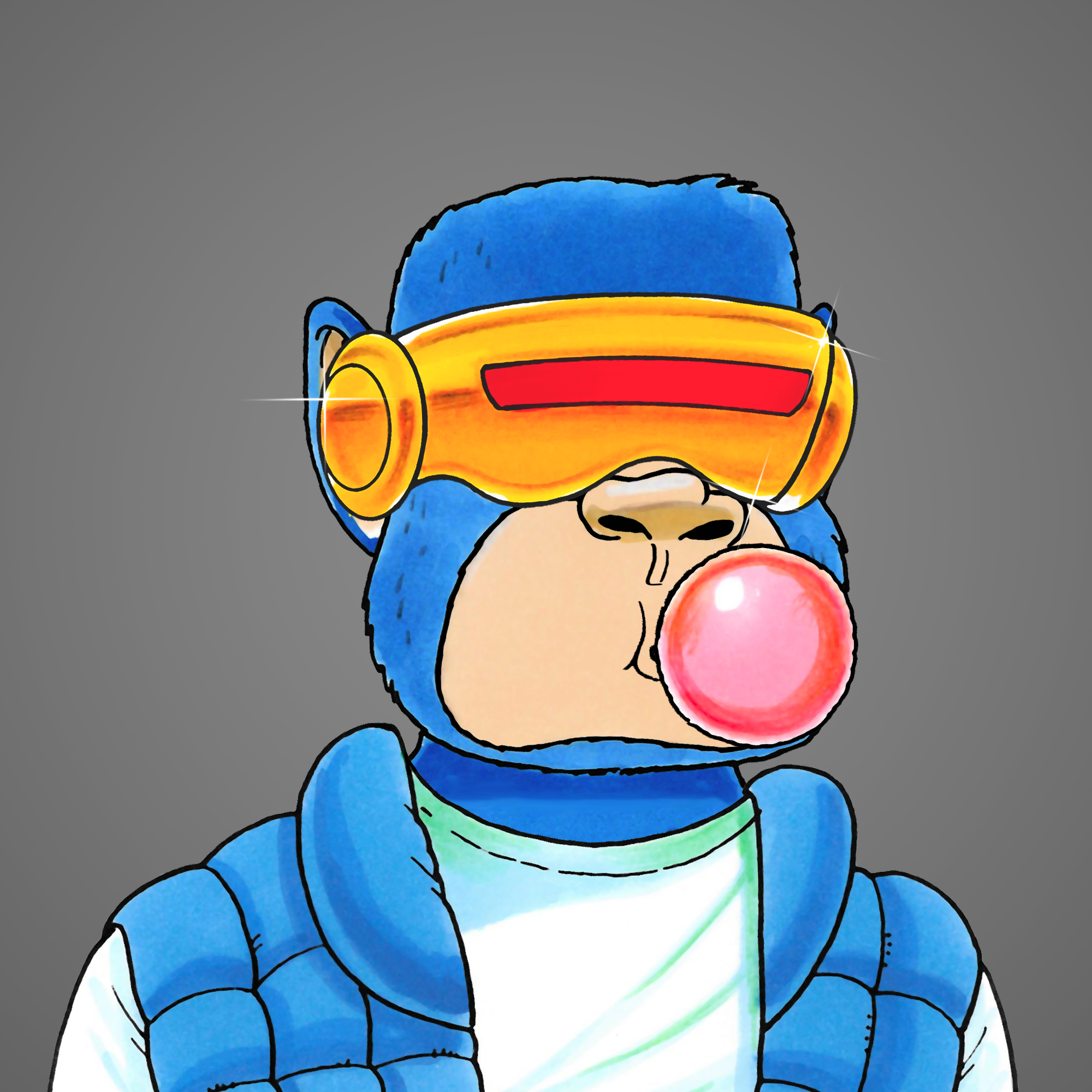 George Trosley - Jungle Freaks - Jungle Freak 2378 - NFT # 2378