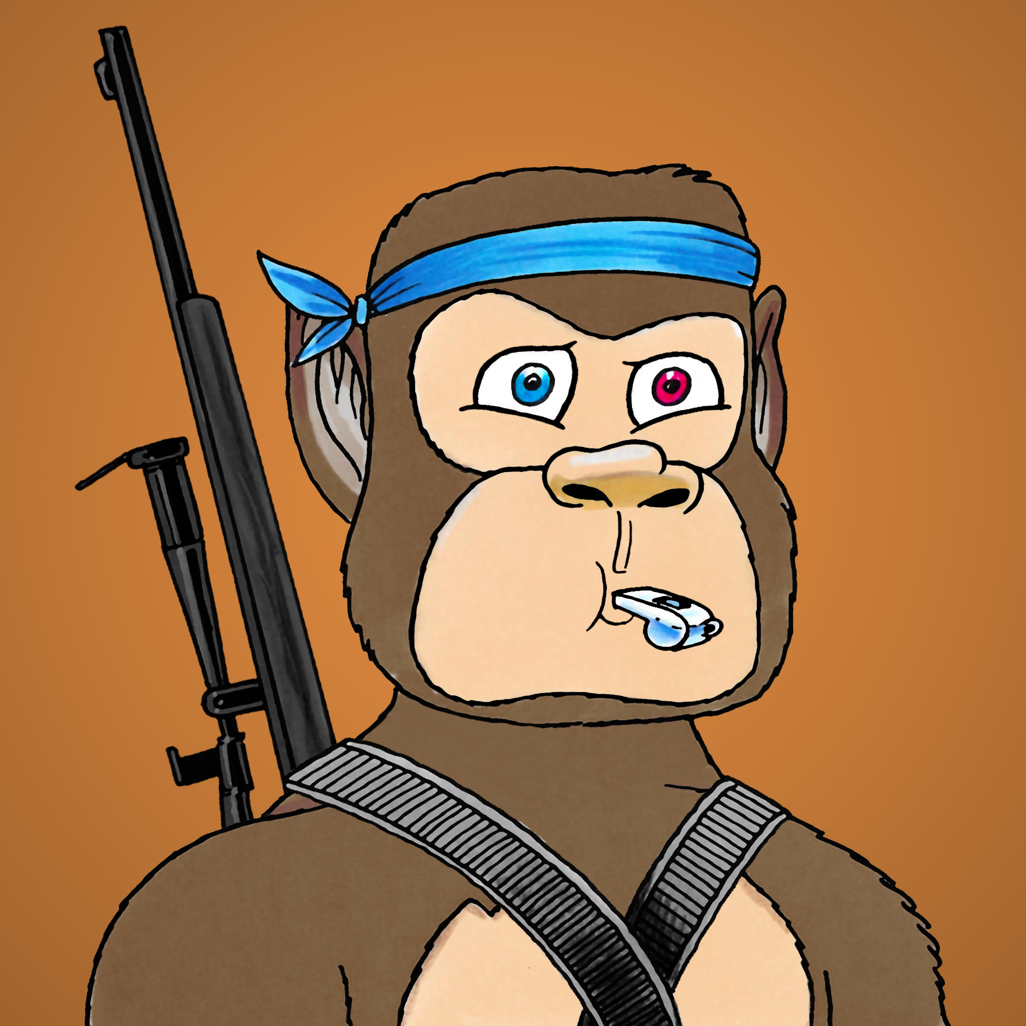 George Trosley - Jungle Freaks - Jungle Freak 2379 - NFT # 2379