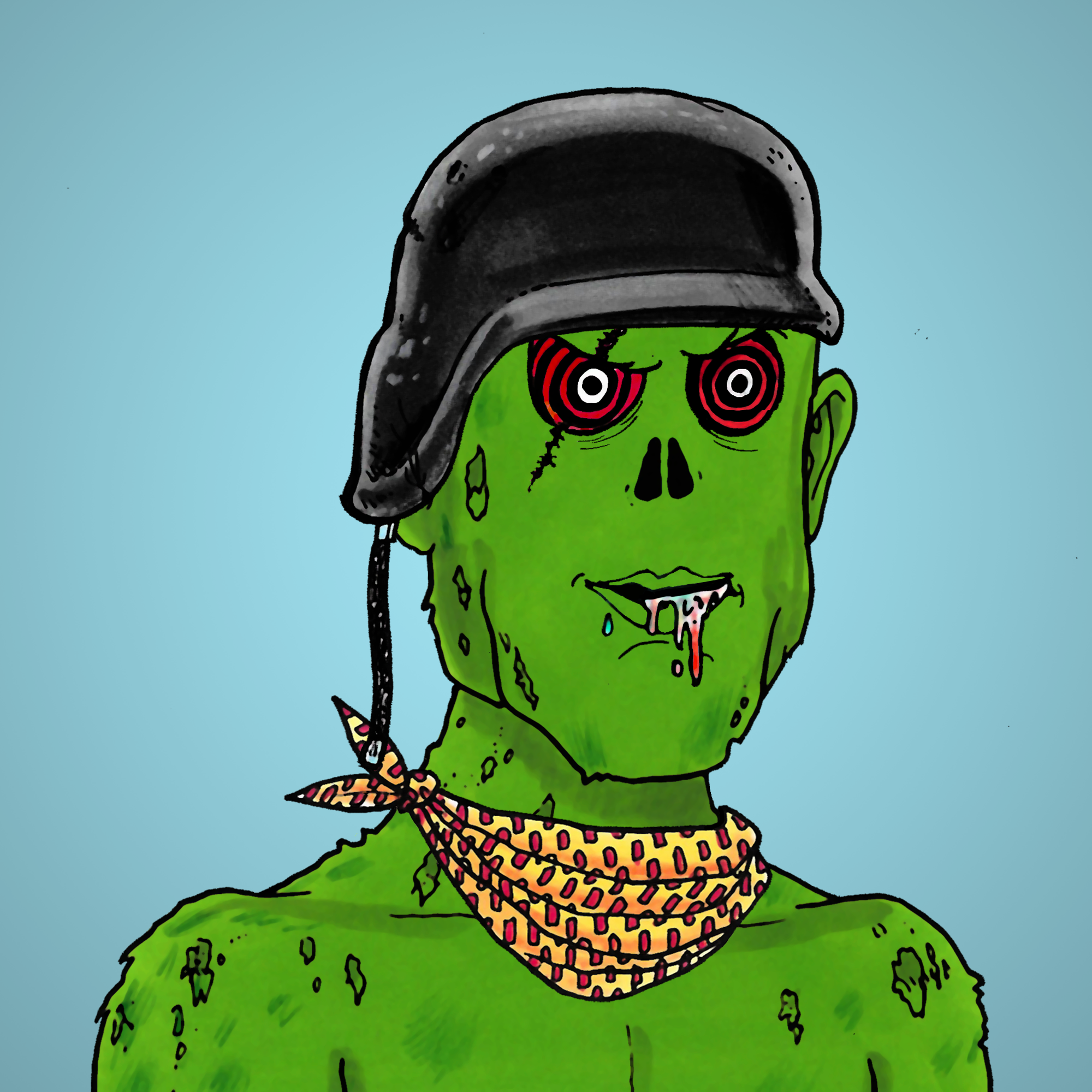 George Trosley - Jungle Freaks - Jungle Freak 2382 - NFT # 2382