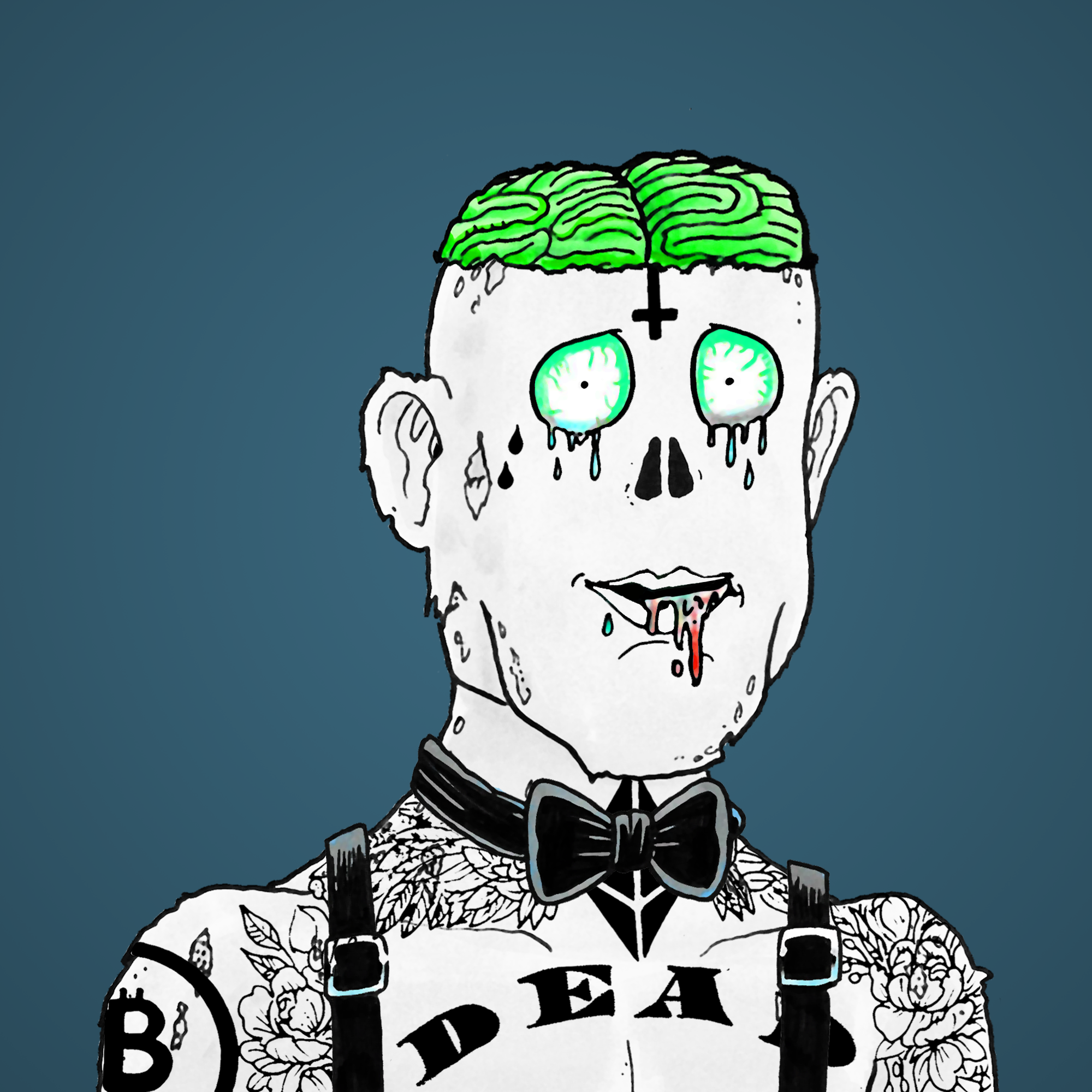 George Trosley - Jungle Freaks - Jungle Freak 2383 - NFT # 2383