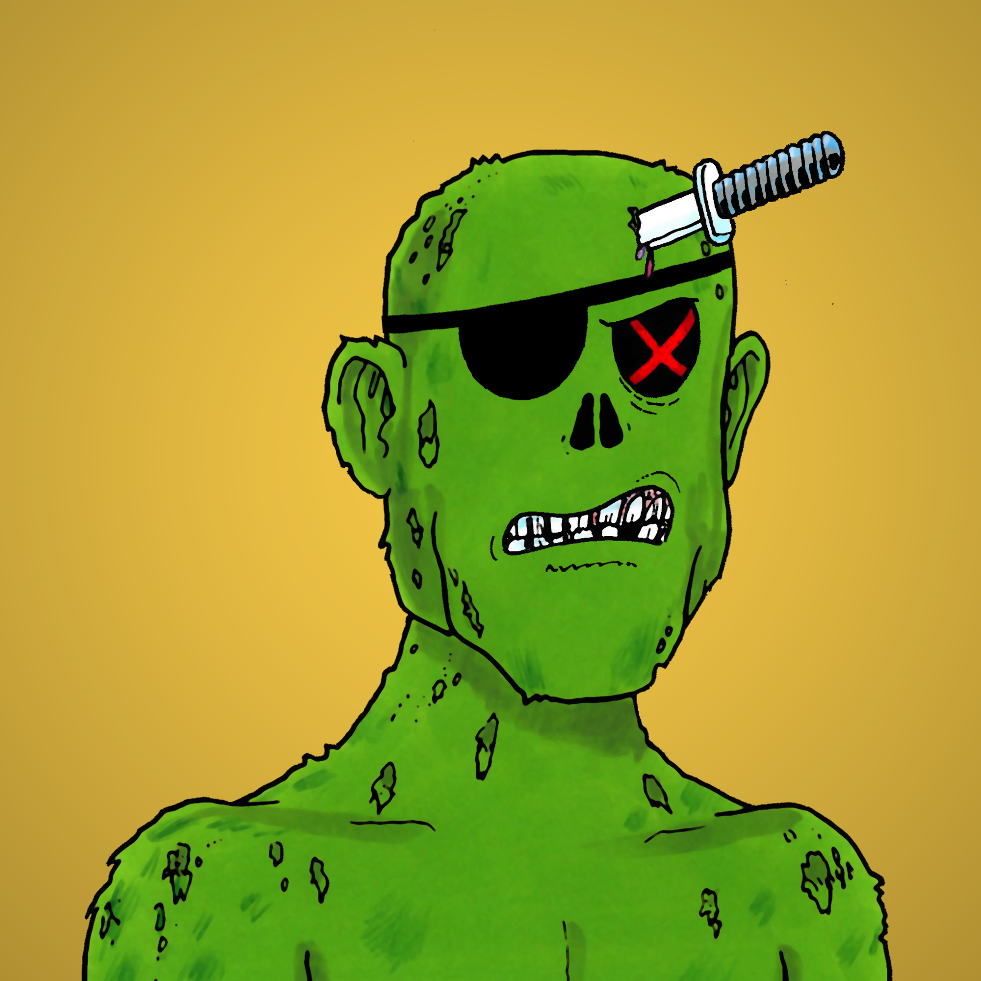 George Trosley - Jungle Freaks - Jungle Freak 2390 - NFT # 2390