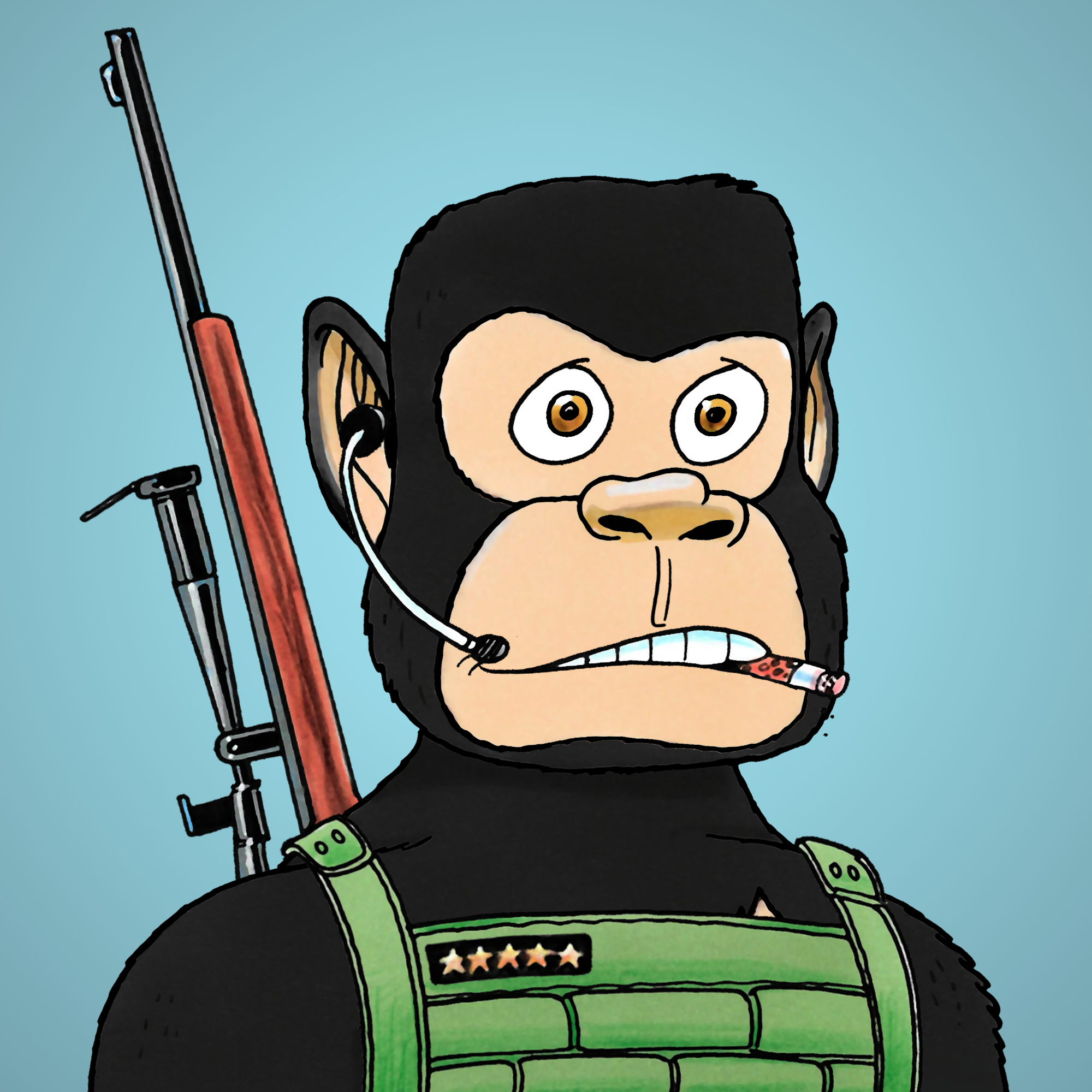 George Trosley - Jungle Freaks - Jungle Freak 2395 - NFT # 2395