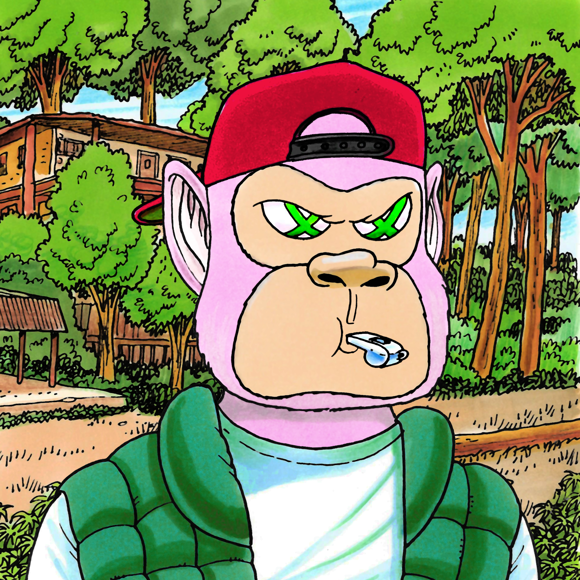 George Trosley - Jungle Freaks - Jungle Freak 2399 - NFT # 2399