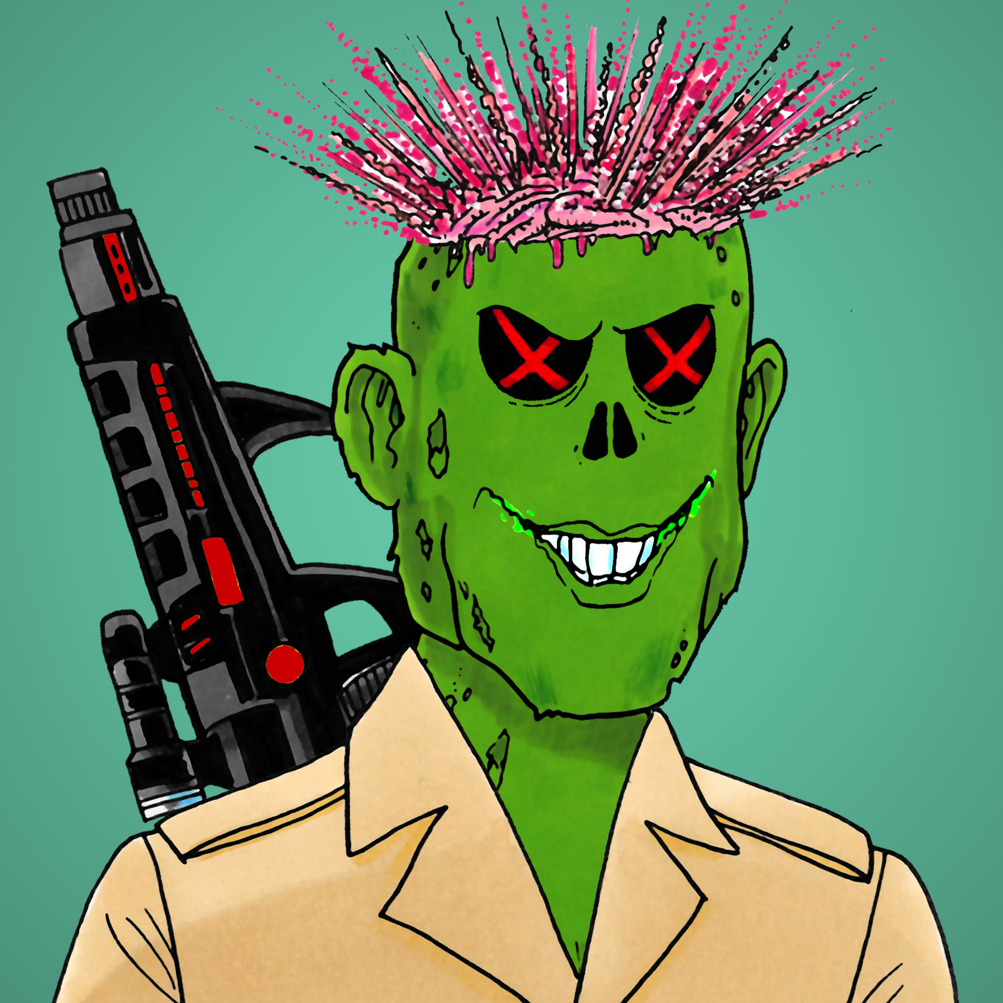 George Trosley - Jungle Freaks - Jungle Freak 240 - NFT # 240