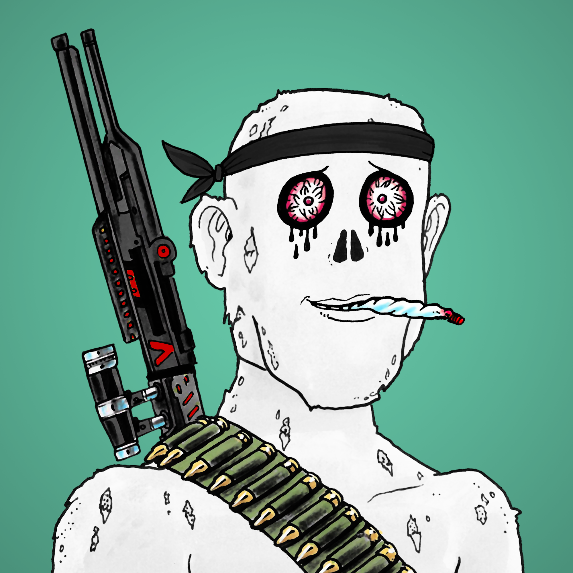 George Trosley - Jungle Freaks - Jungle Freak 2400 - NFT # 2400