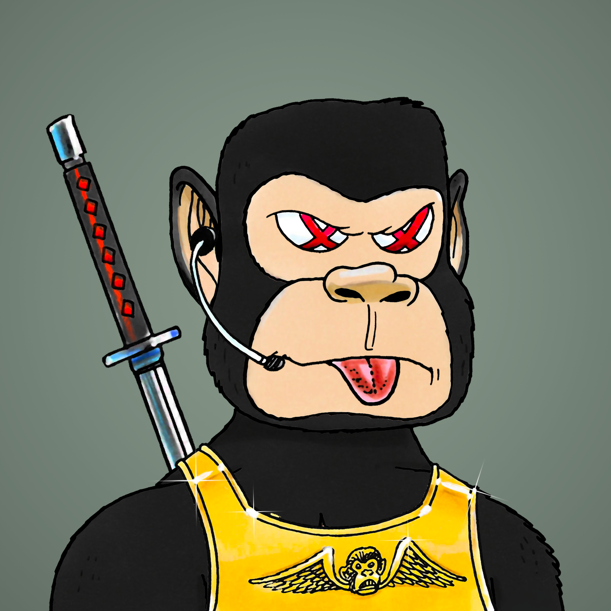 George Trosley - Jungle Freaks - Jungle Freak 2413 - NFT # 2413