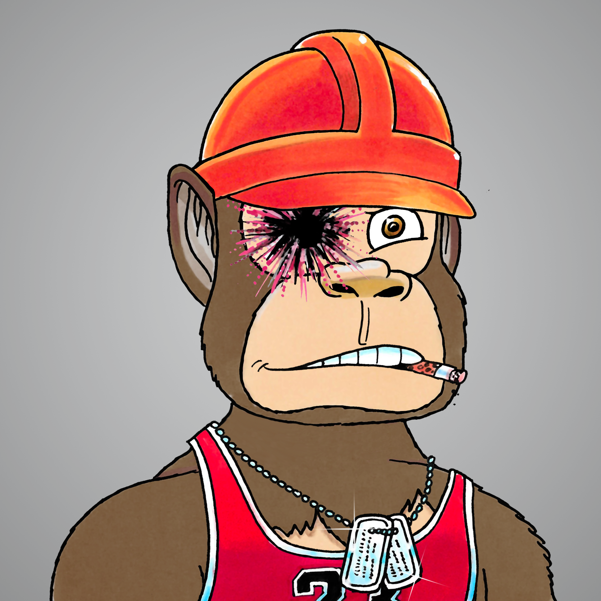 George Trosley - Jungle Freaks - Jungle Freak 2414 - NFT # 2414