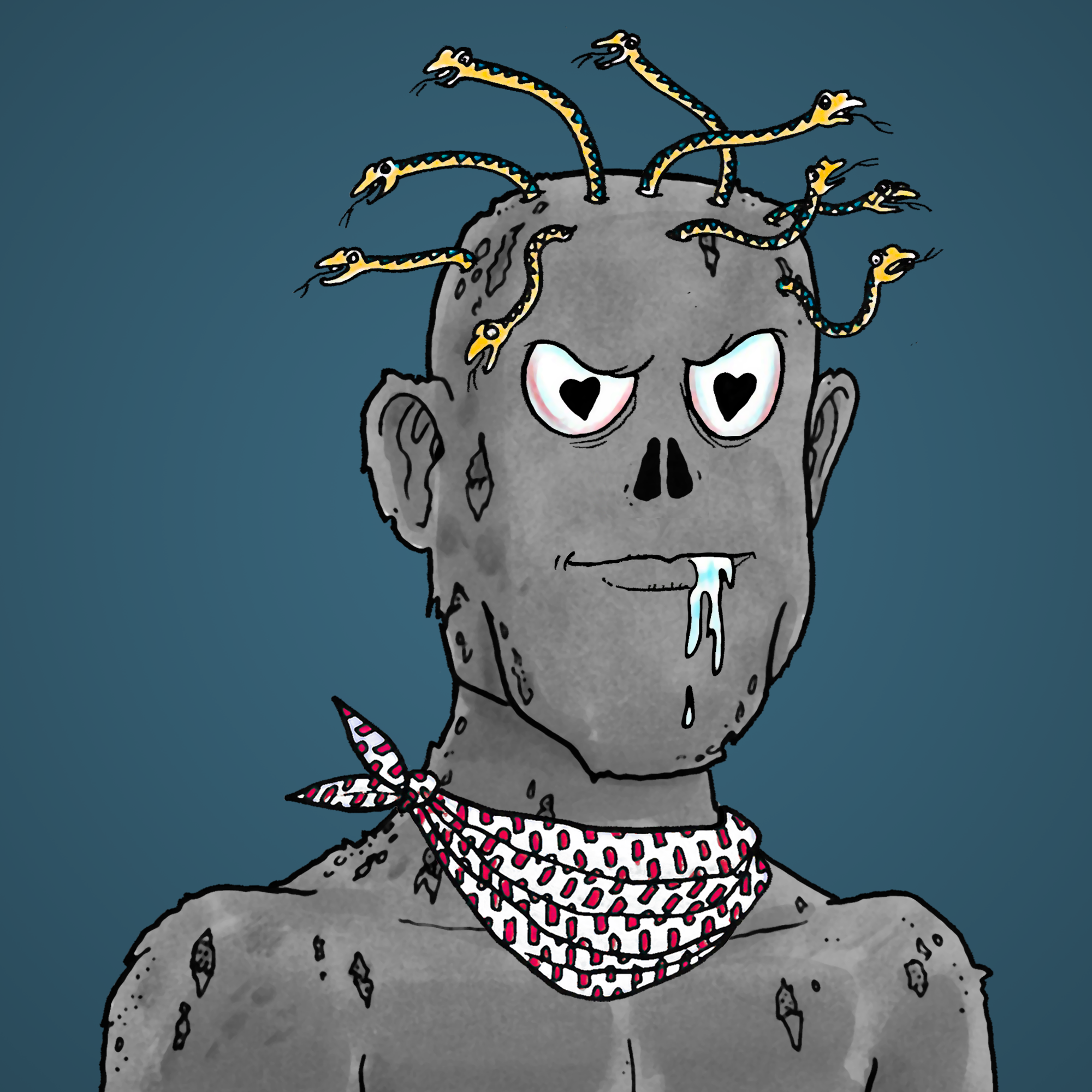 George Trosley - Jungle Freaks - Jungle Freak 2419 - NFT # 2419