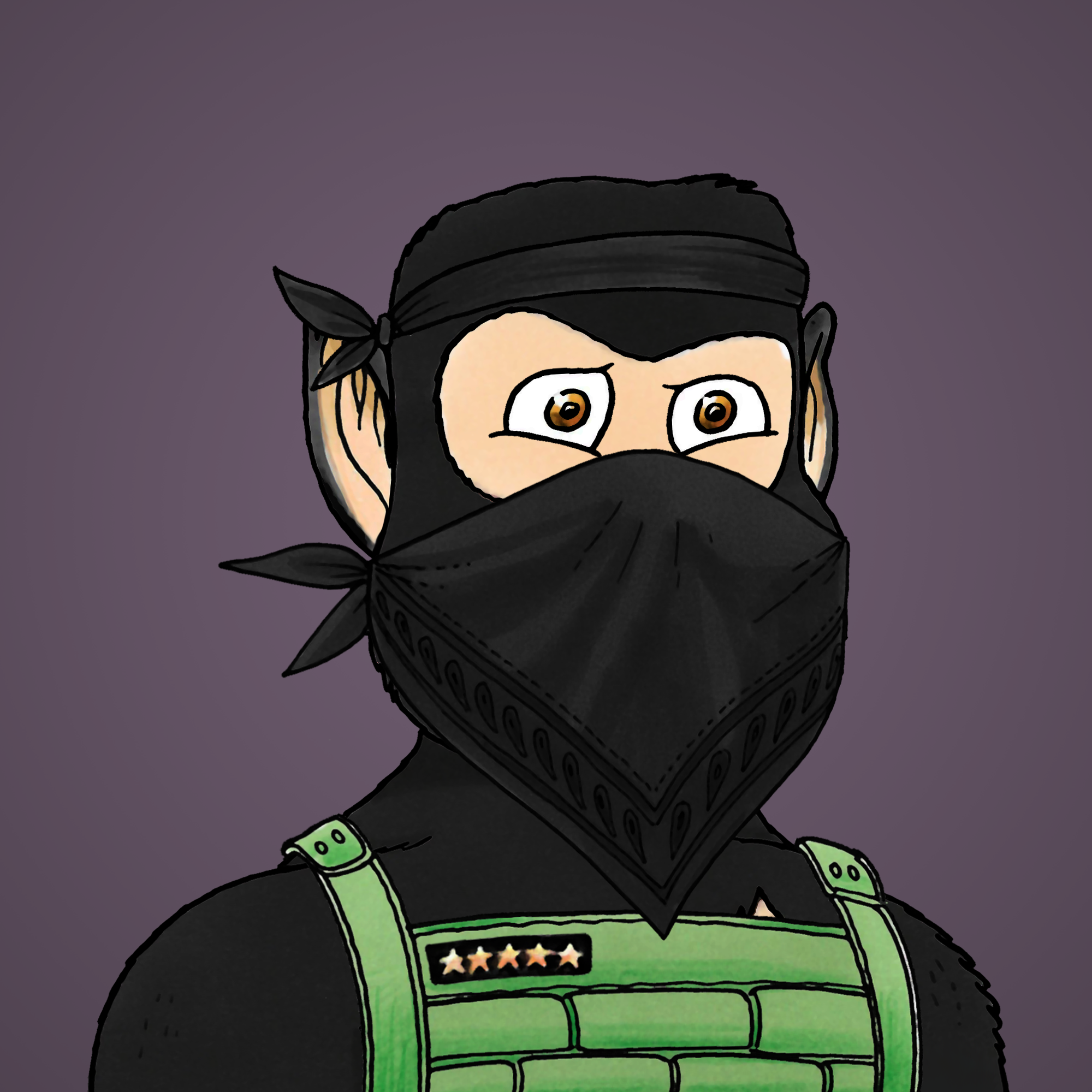 George Trosley - Jungle Freaks - Jungle Freak 2422 - NFT # 2422