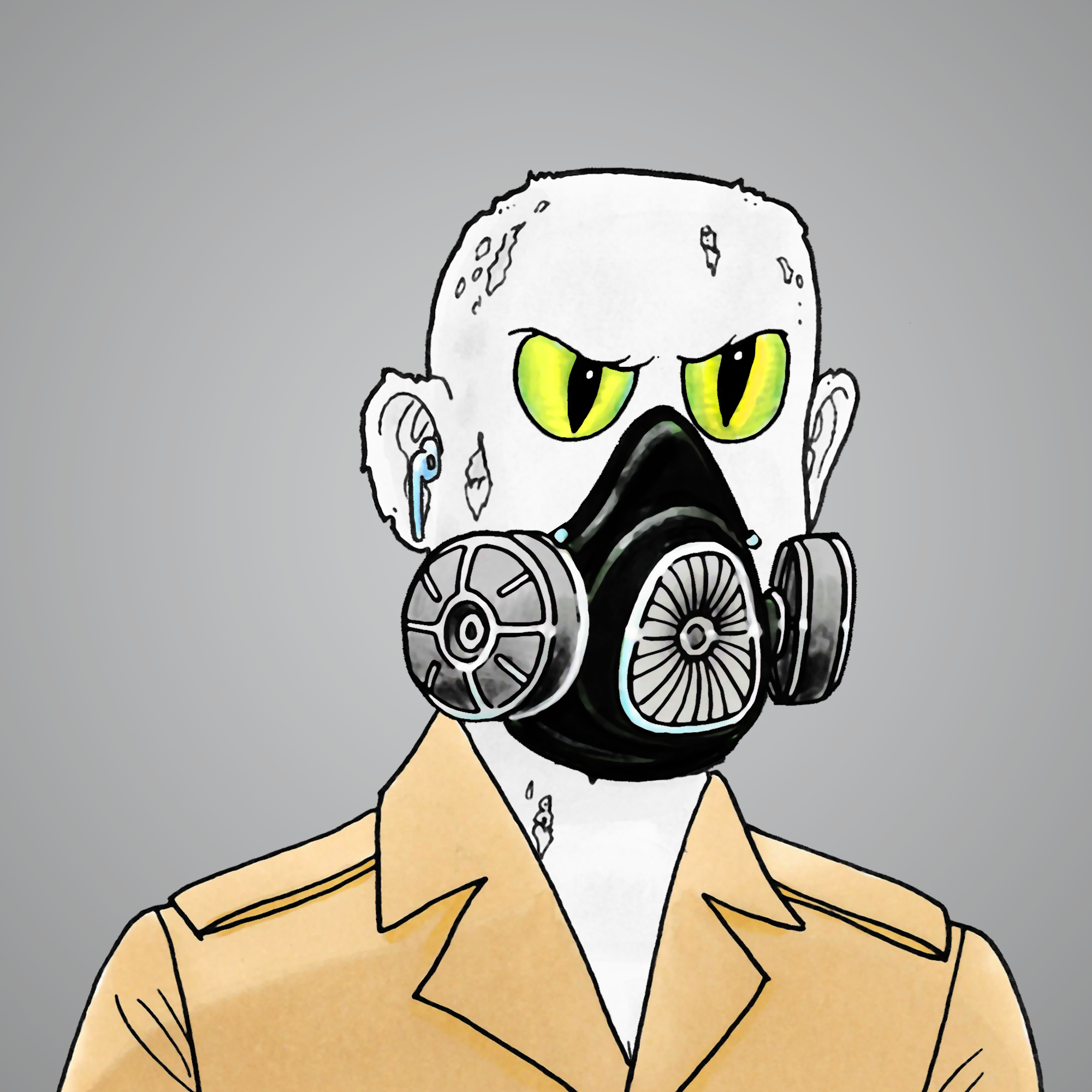 George Trosley - Jungle Freaks - Jungle Freak 2427 - NFT # 2427