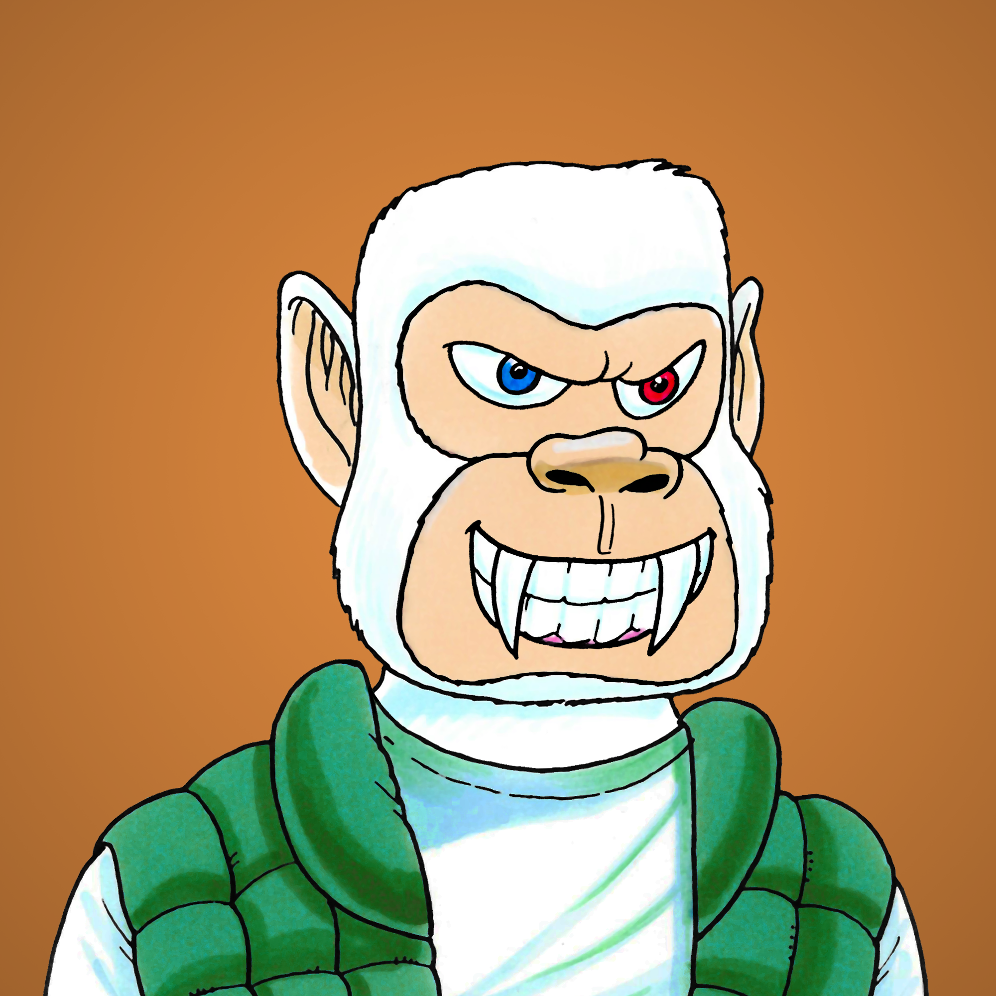 George Trosley - Jungle Freaks - Jungle Freak 2428 - NFT # 2428