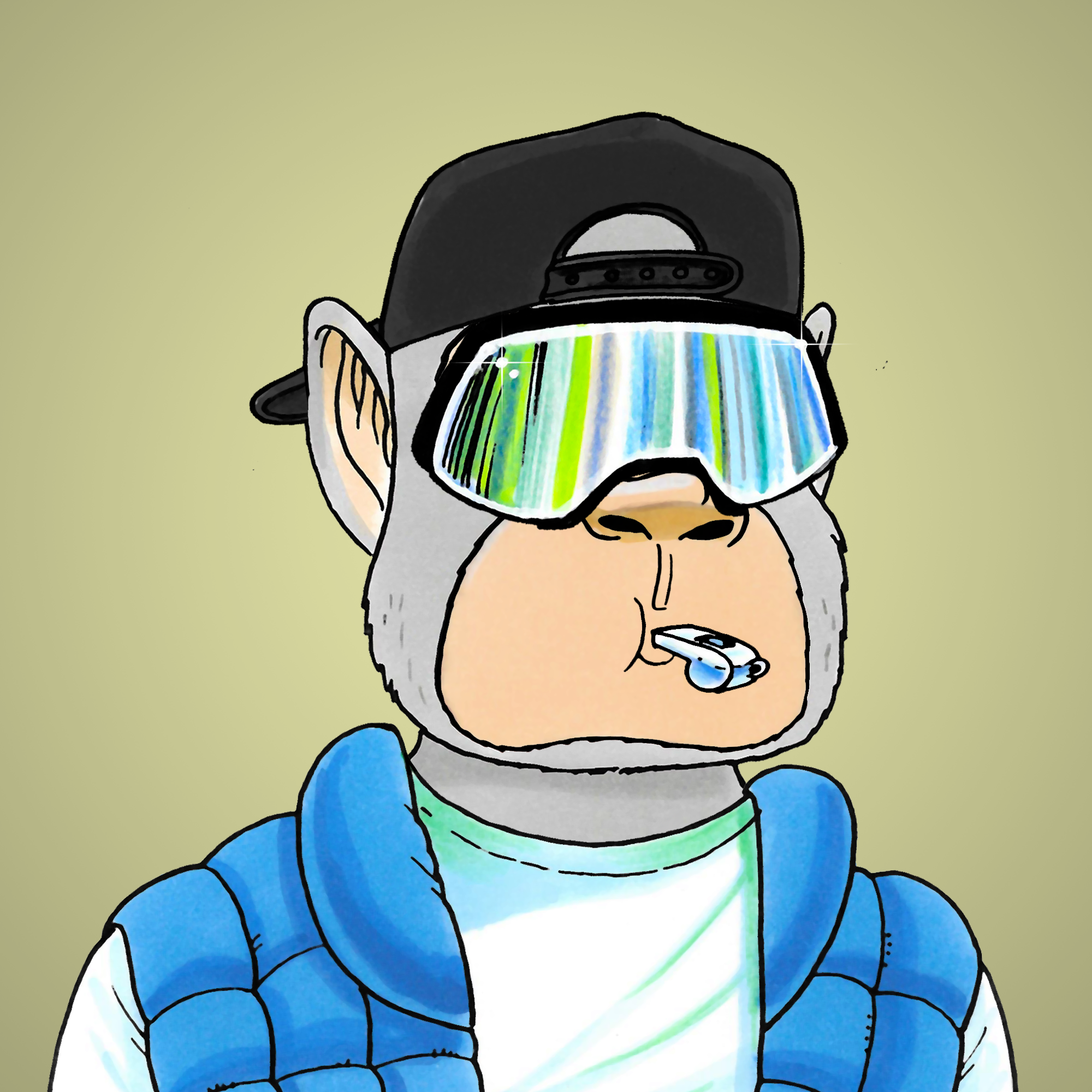 George Trosley - Jungle Freaks - Jungle Freak 2430 - NFT # 2430