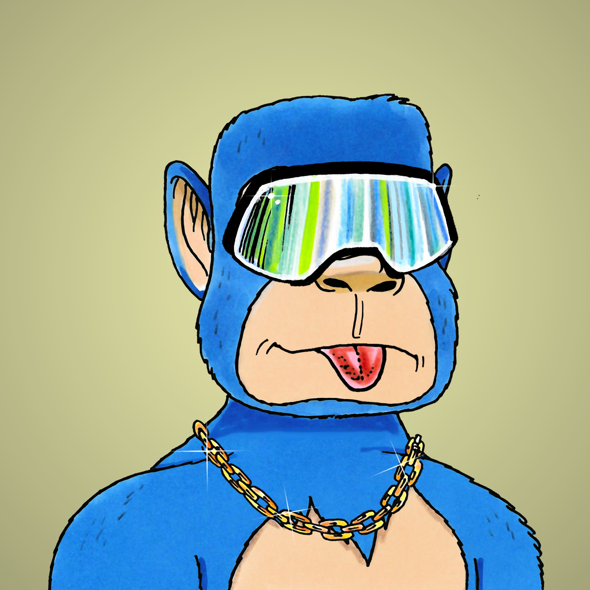 George Trosley - Jungle Freaks - Jungle Freak 2437 - NFT # 2437